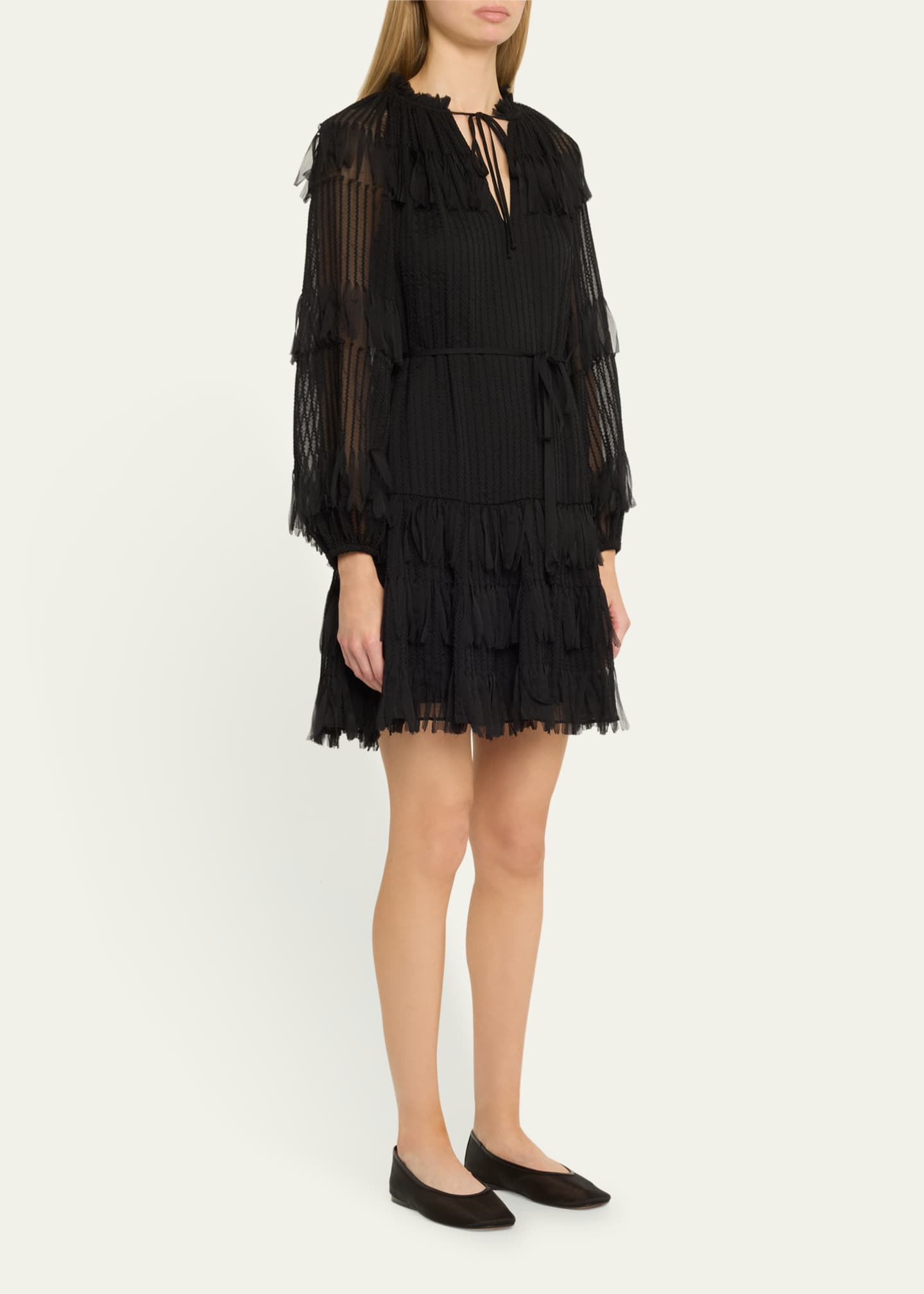 Kobi Halperin Nora Chiffon Mini Dress Image 4 of 5