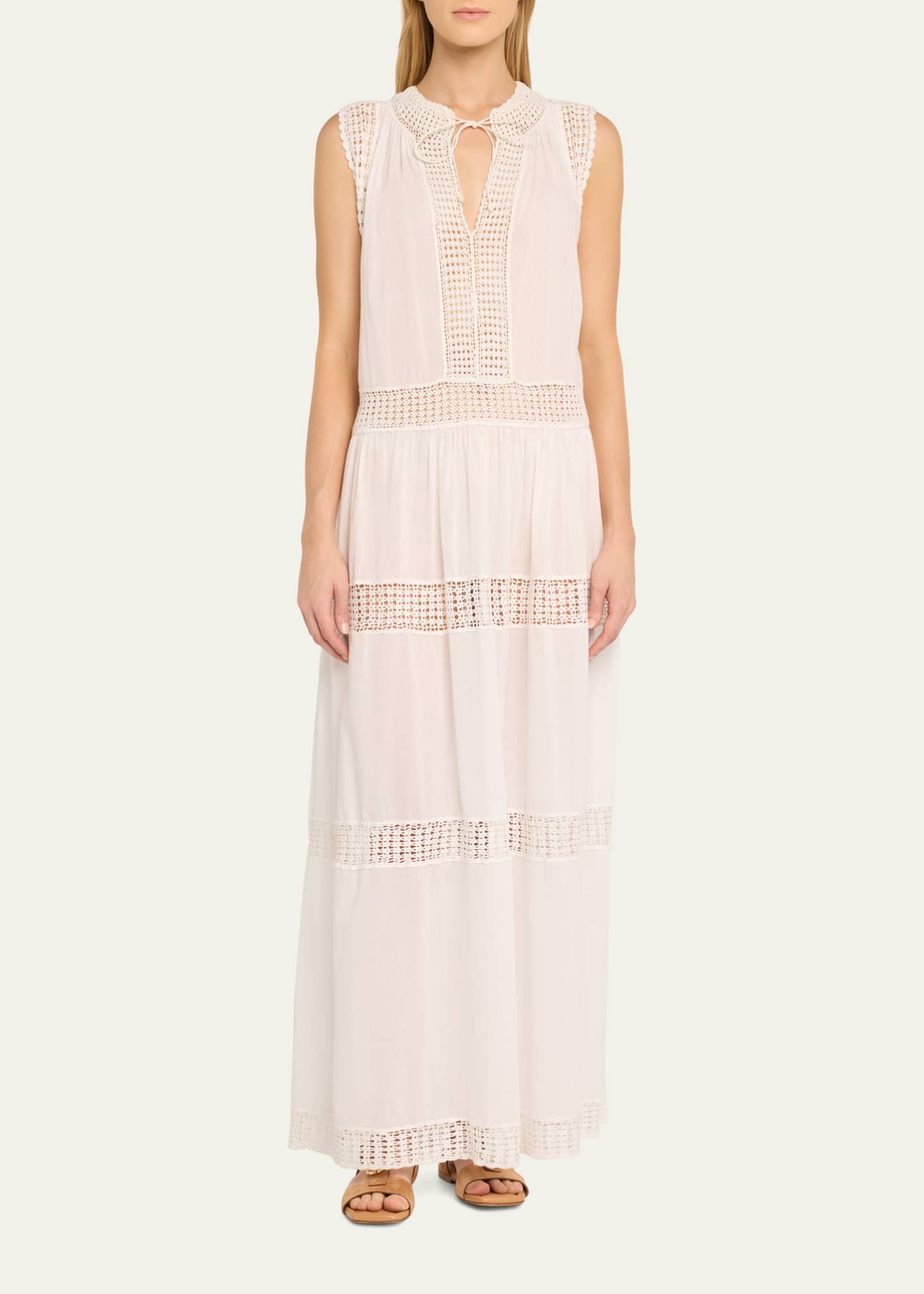 Ulla Johnson Thalia Crochet Maxi Dress Image 2 of 5
