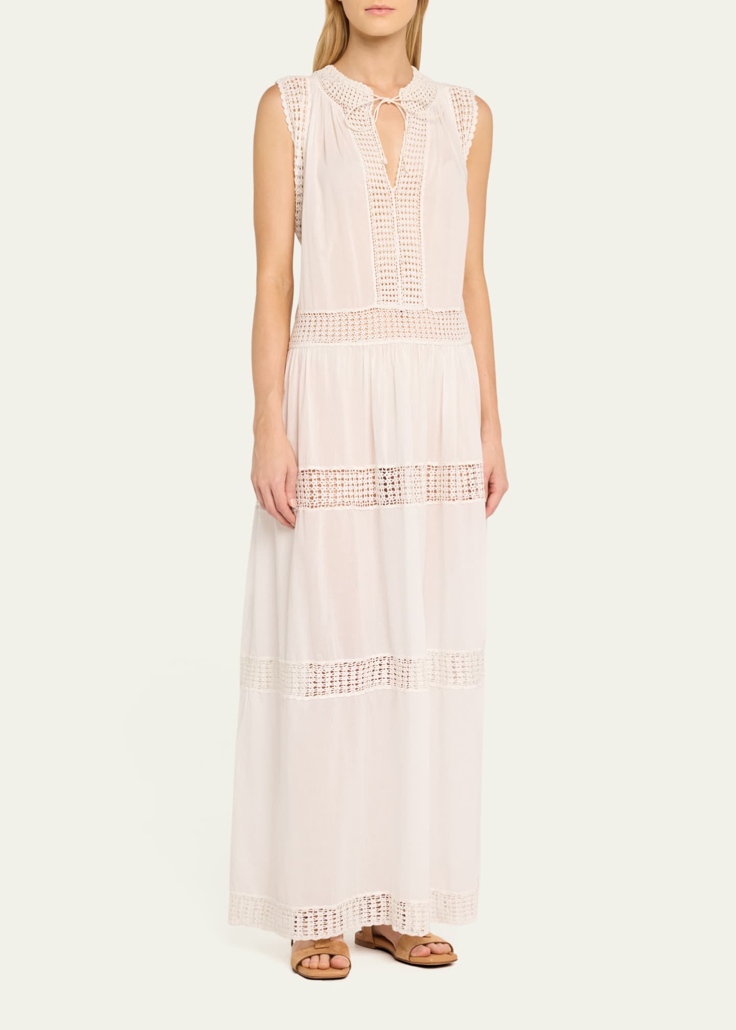 Ulla Johnson Thalia Crochet Maxi Dress Image 4 of 5