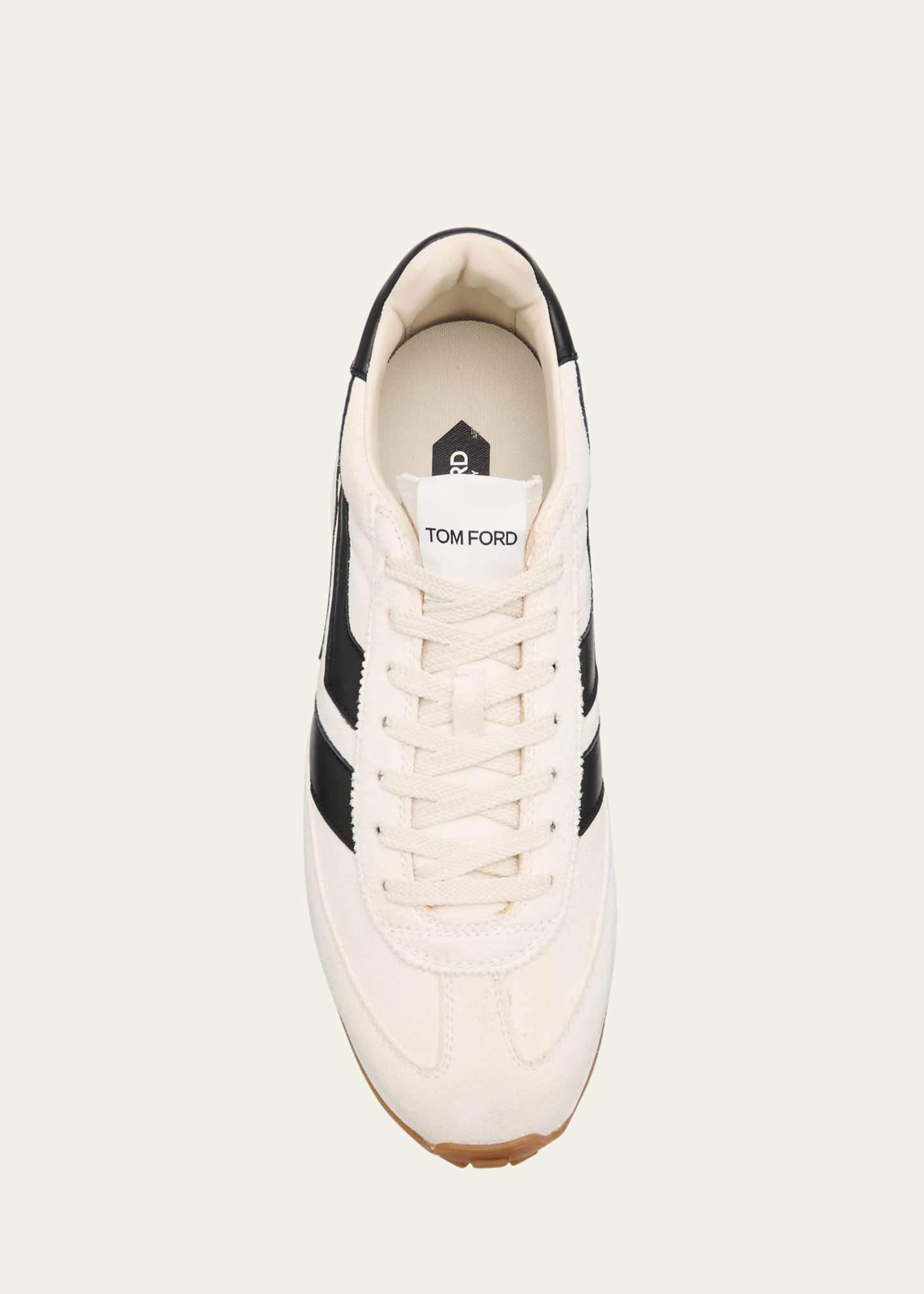 TOM FORD Men's Mick Tech Fabric and Suede Sneakers Image 6 of 6