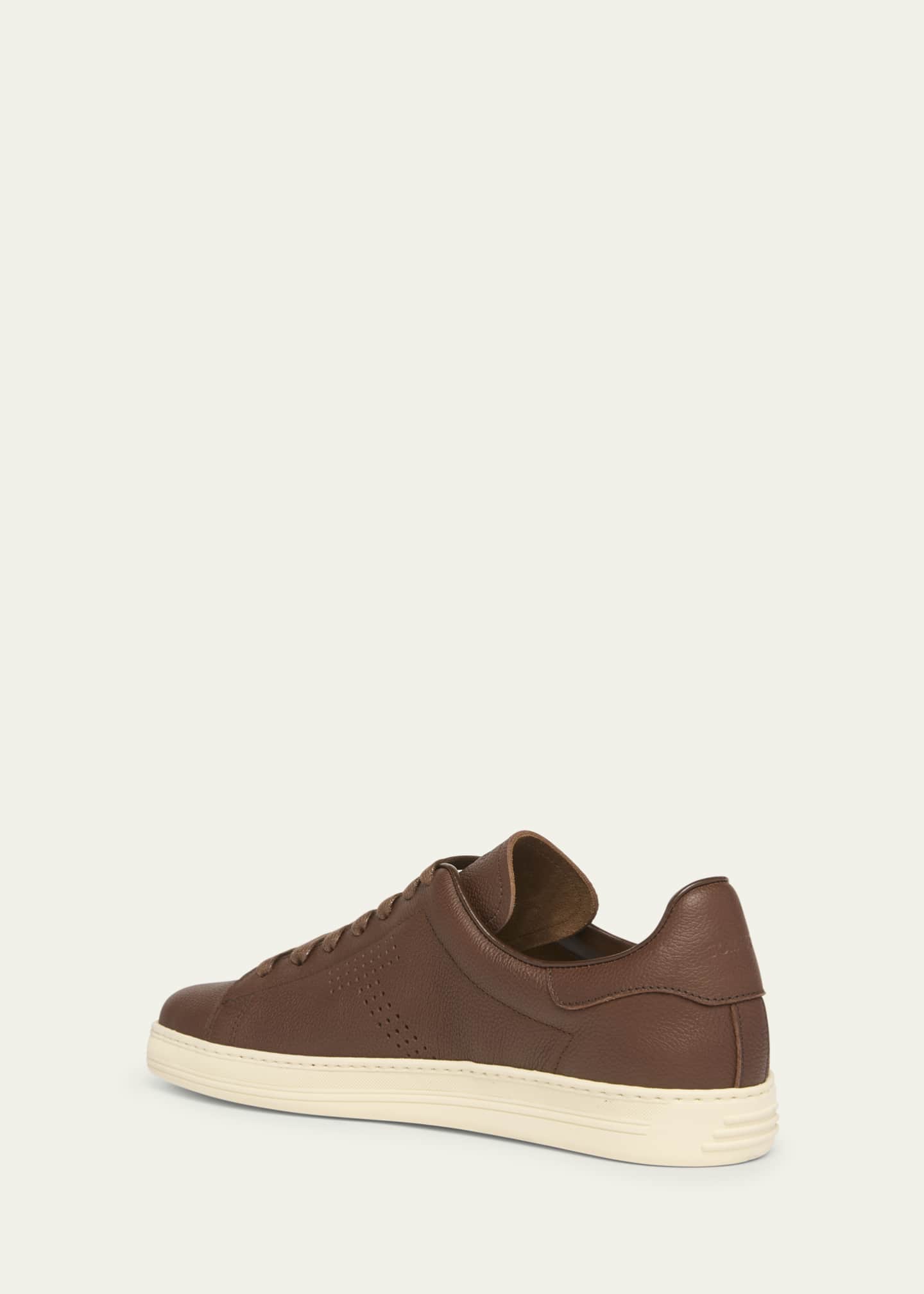 TOM FORD Men's Warwick Soft Grain Leather Sneakers Image 4 of 5