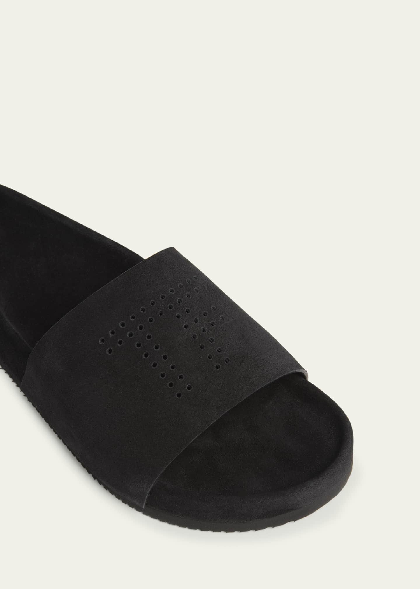 TOM FORD WICKLOW パンチングロゴ スエード レザー サンダル TOM FORD WICKLOW パンチングロゴ スエード レザー サンダル 靴