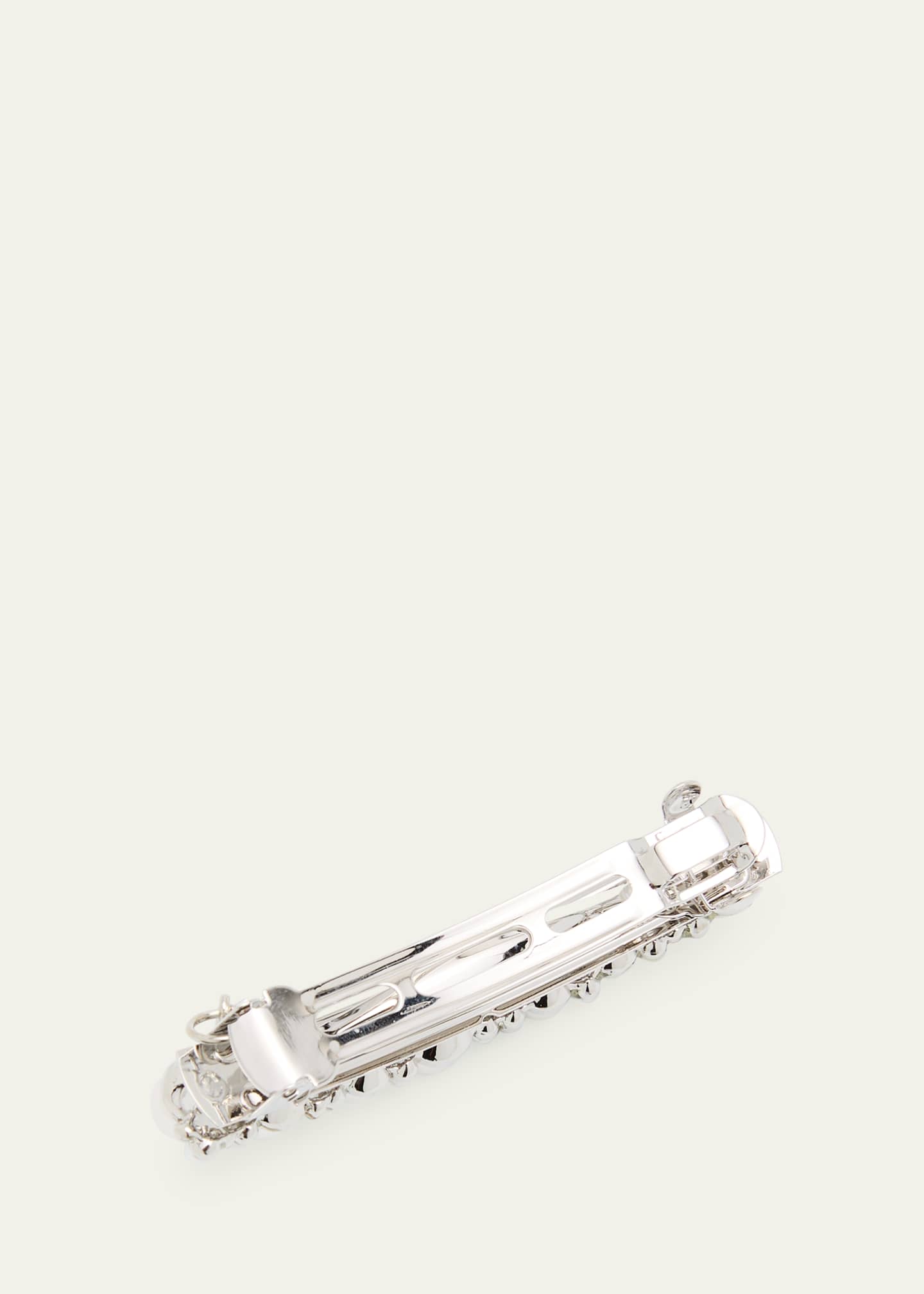Natasha Accessories Limited Pearlescent & Crystal Barrette Image 2 of 2