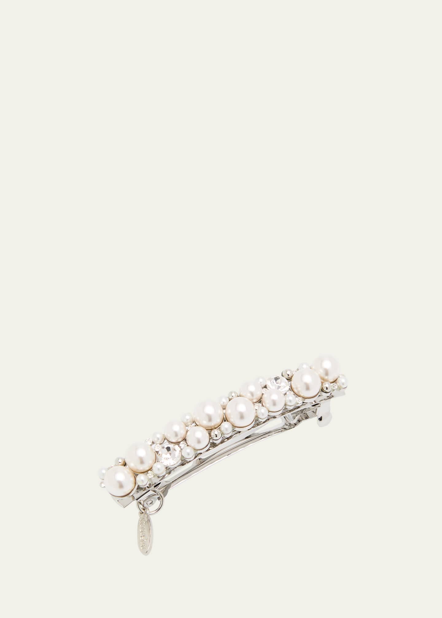 Natasha Accessories Limited Pearlescent & Crystal Barrette Image 1 of 2