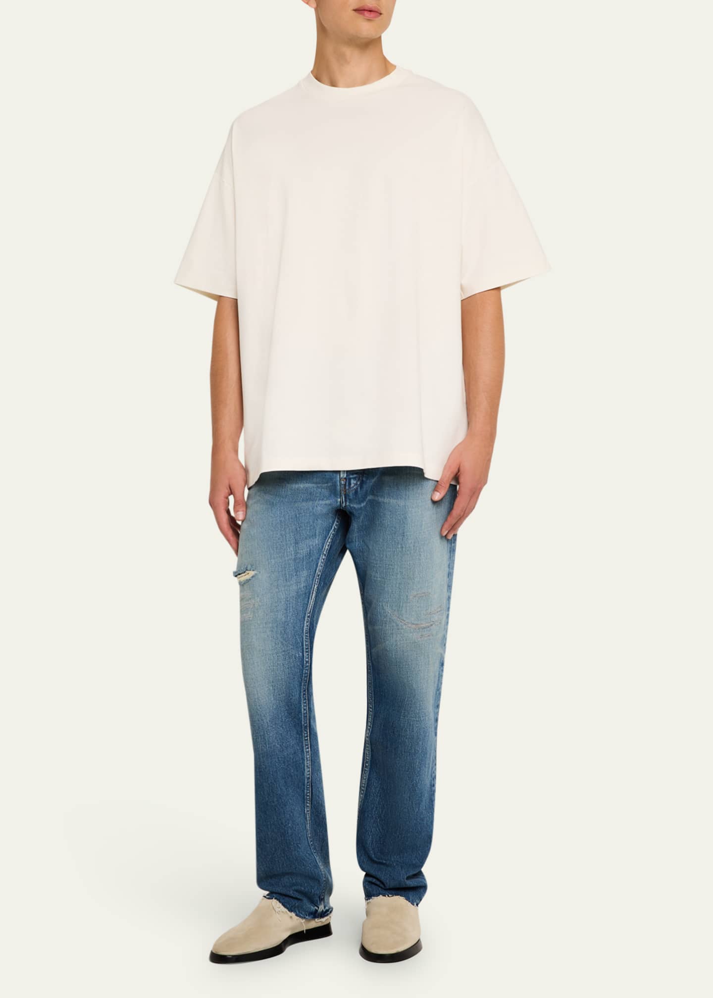 Fear of God Men's Faded Straight-Leg Jeans Image 2 of 5