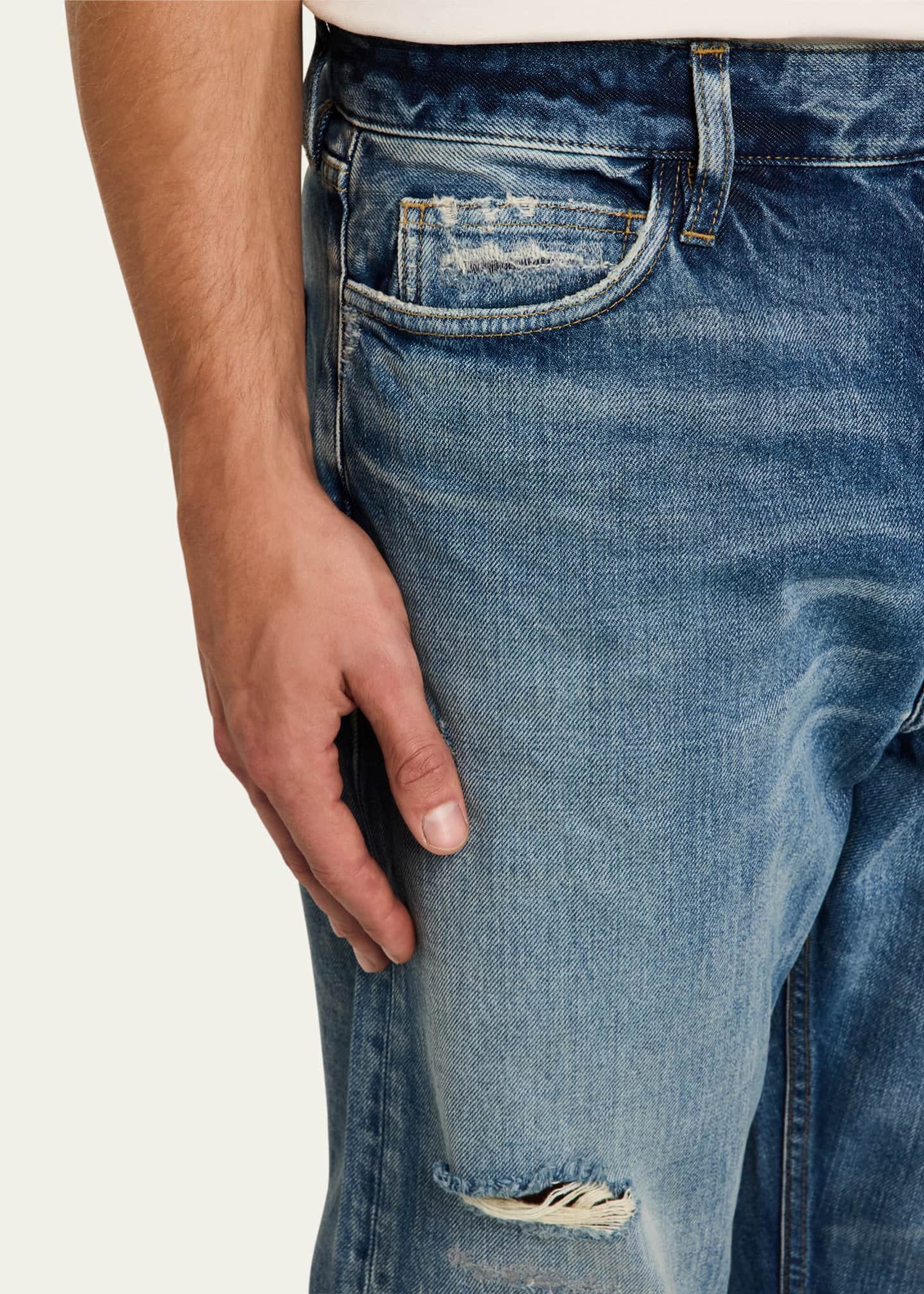 Fear of God Men's Faded Straight-Leg Jeans Image 5 of 5