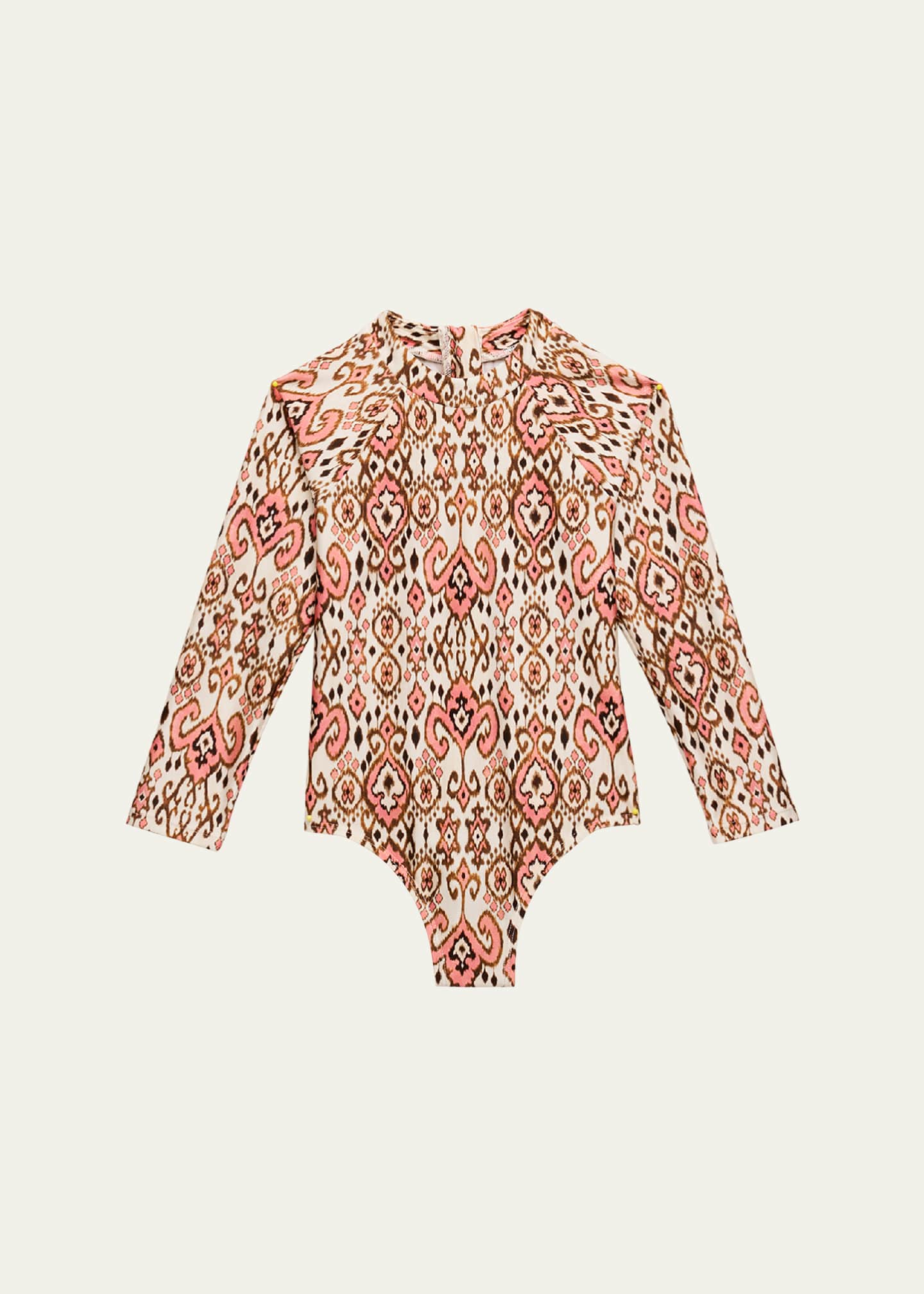 Zimmermann Girl's Wylie Printed Rashguard, Size 1-12 Image 1 of 3