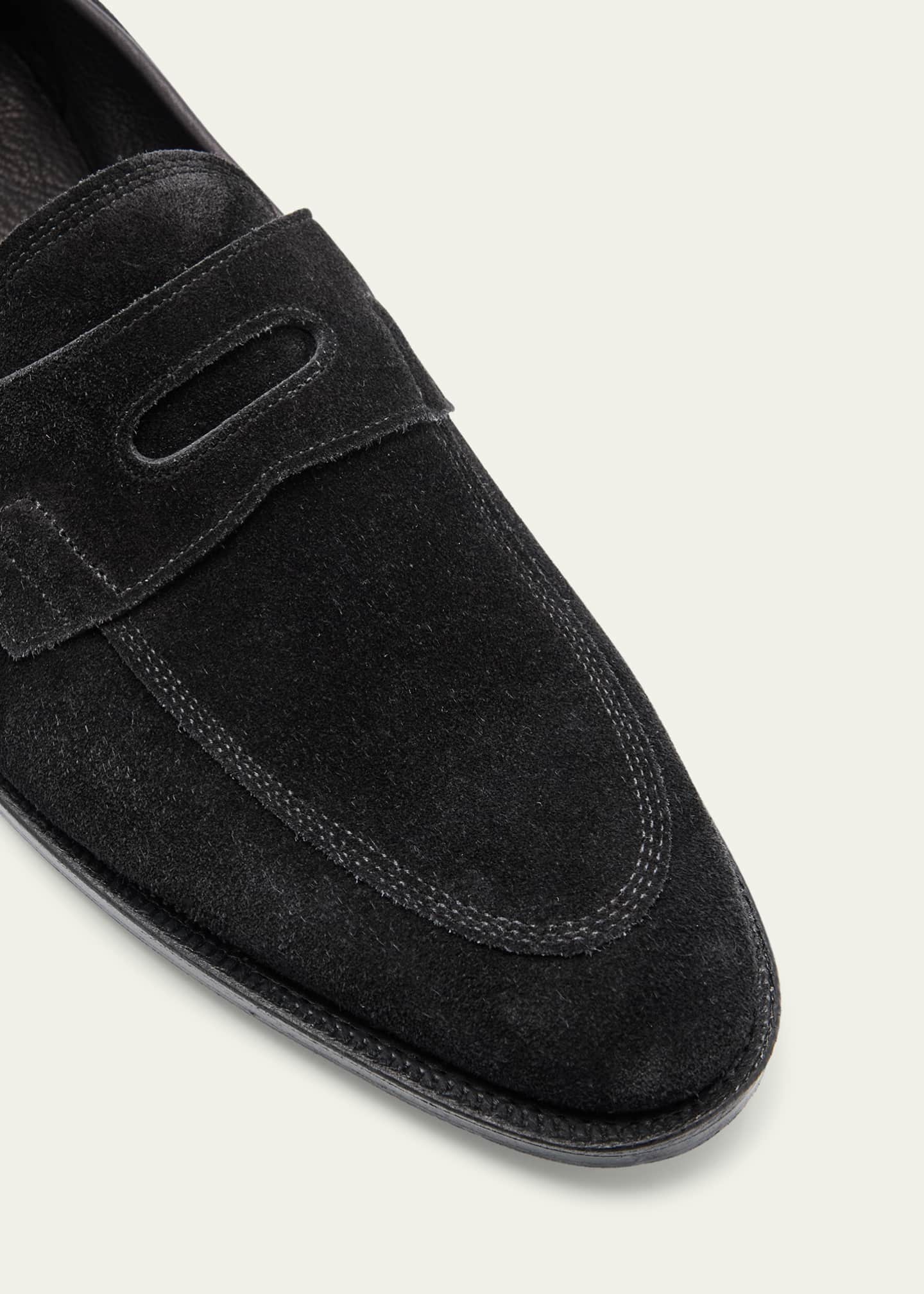 John Lobb Men's James Suede Penny Loafers Image 3 of 4