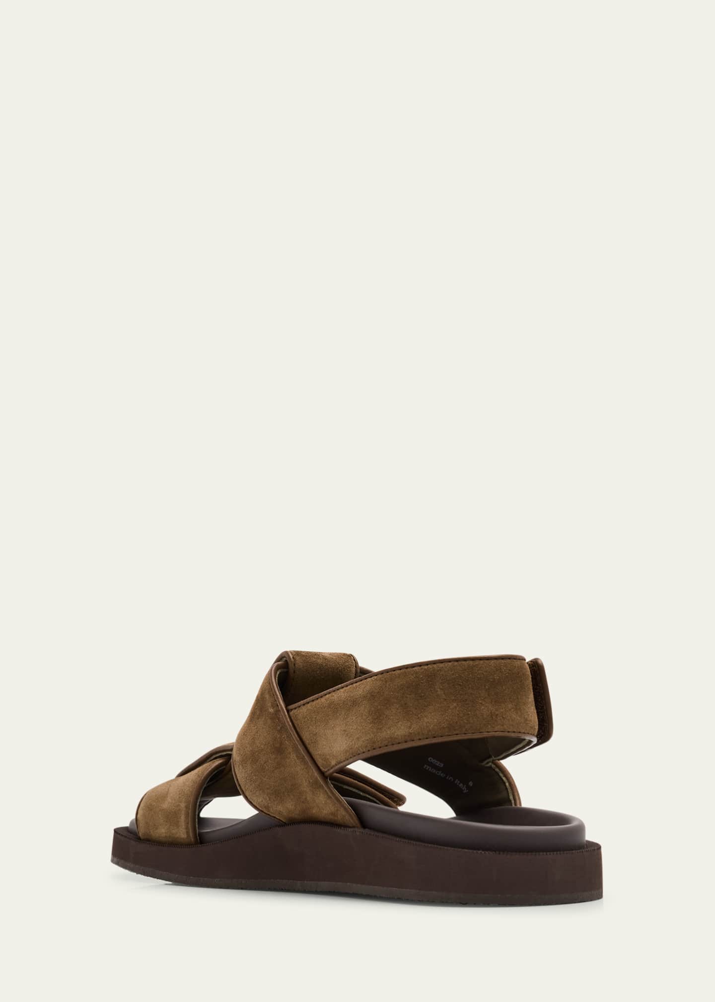 John Lobb Men's Milford Suede Fisherman Sandals Image 2 of 4