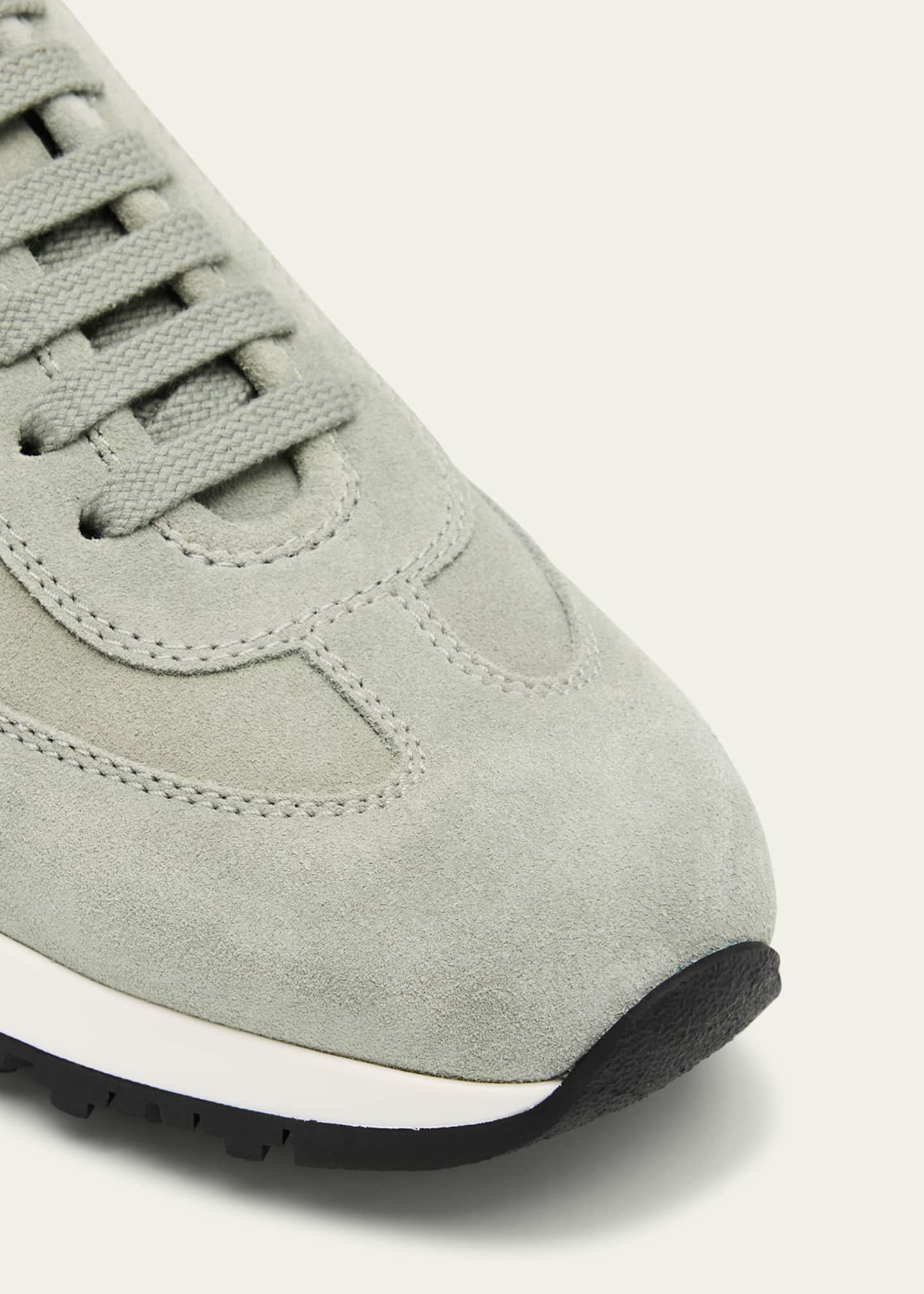 John Lobb Men's Foundry II Suede Runner Sneakers Image 3 of 4