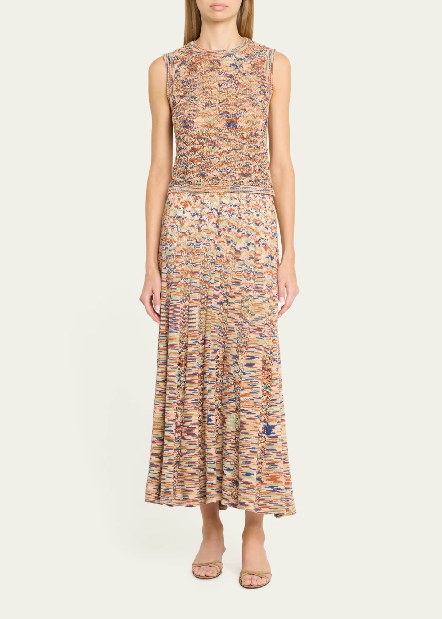 Zimmermann Wylie Flared Knit Skirt Image 2 of 5
