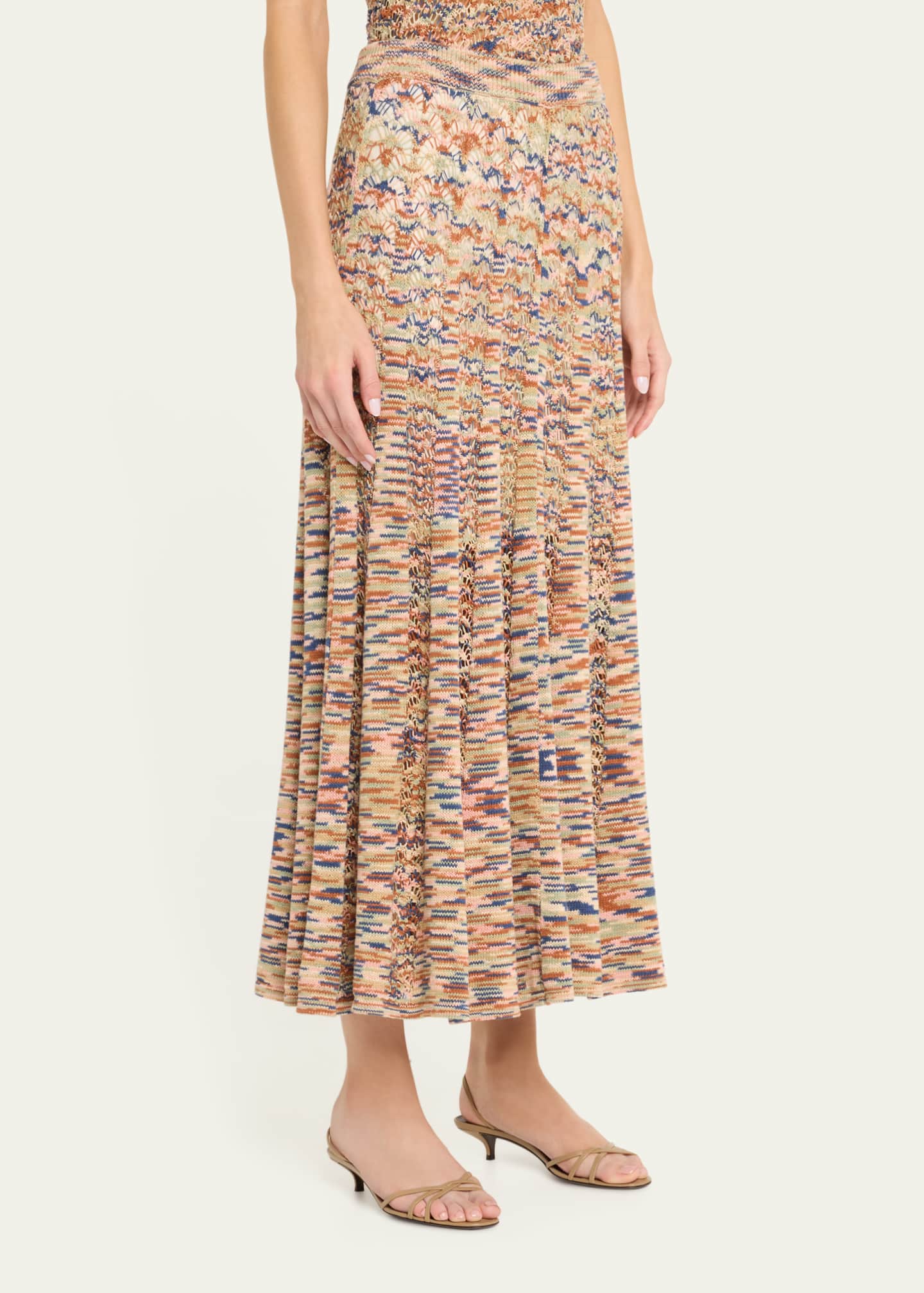 Zimmermann Wylie Flared Knit Skirt Image 4 of 5