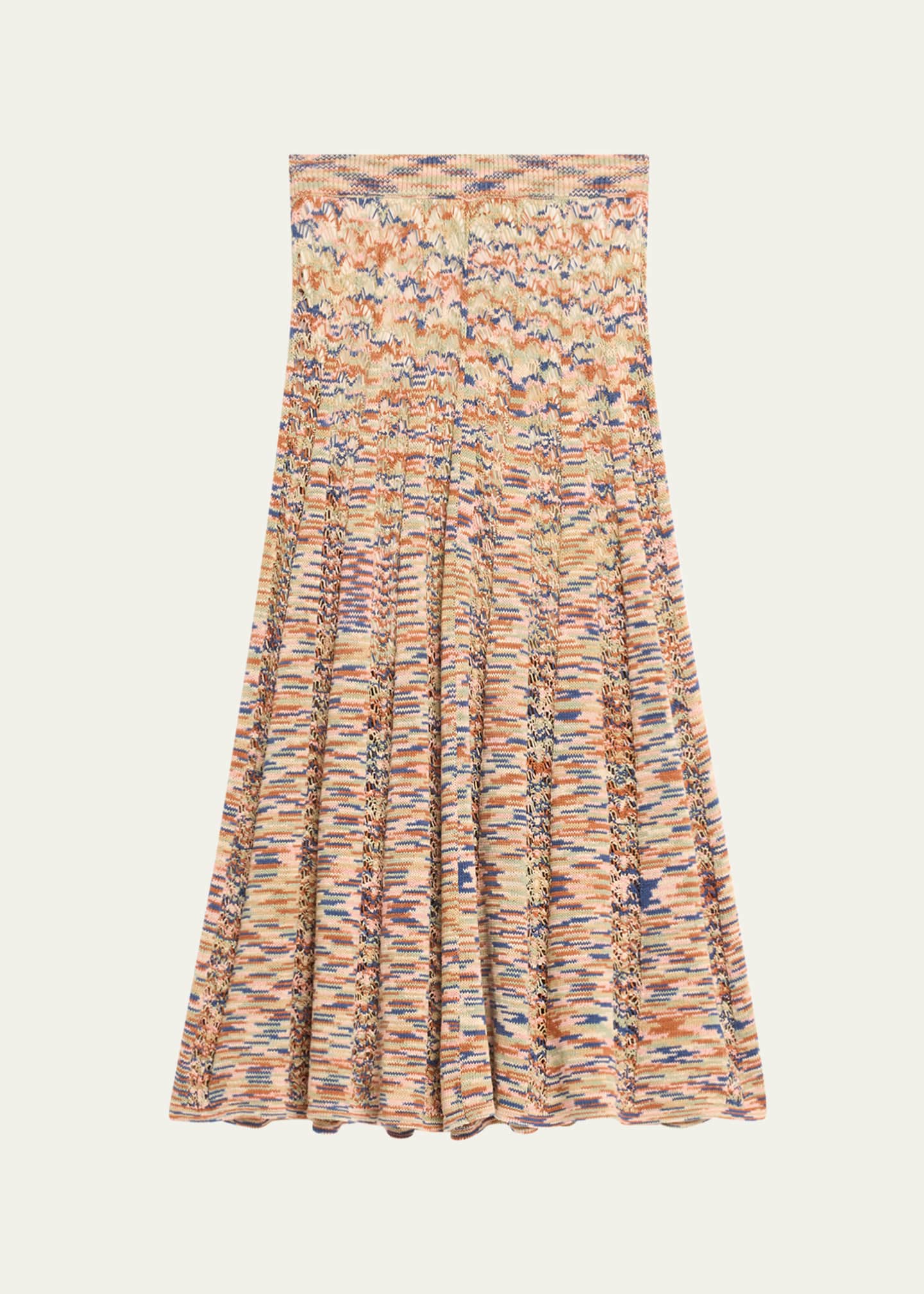 Zimmermann Wylie Flared Knit Skirt Image 1 of 5