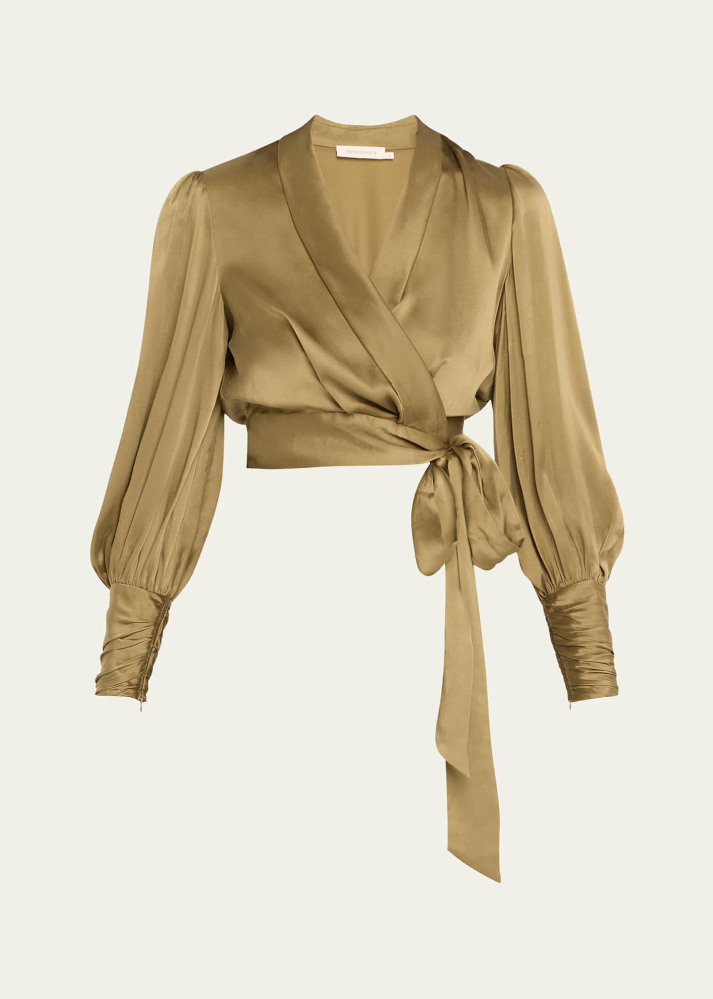 Zimmermann Silk Wrap Top Image 1 of 5
