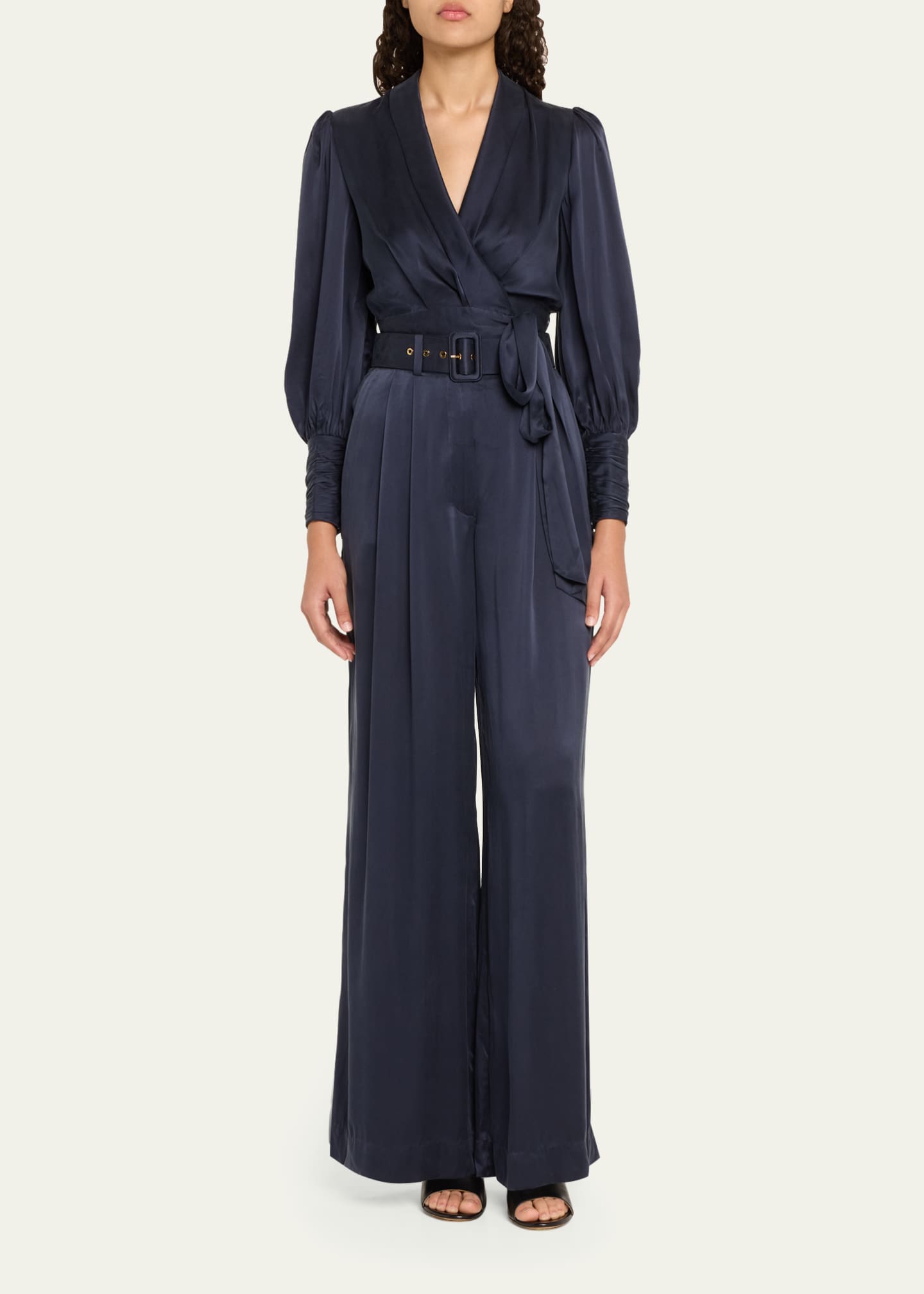 Silk Wrap Top