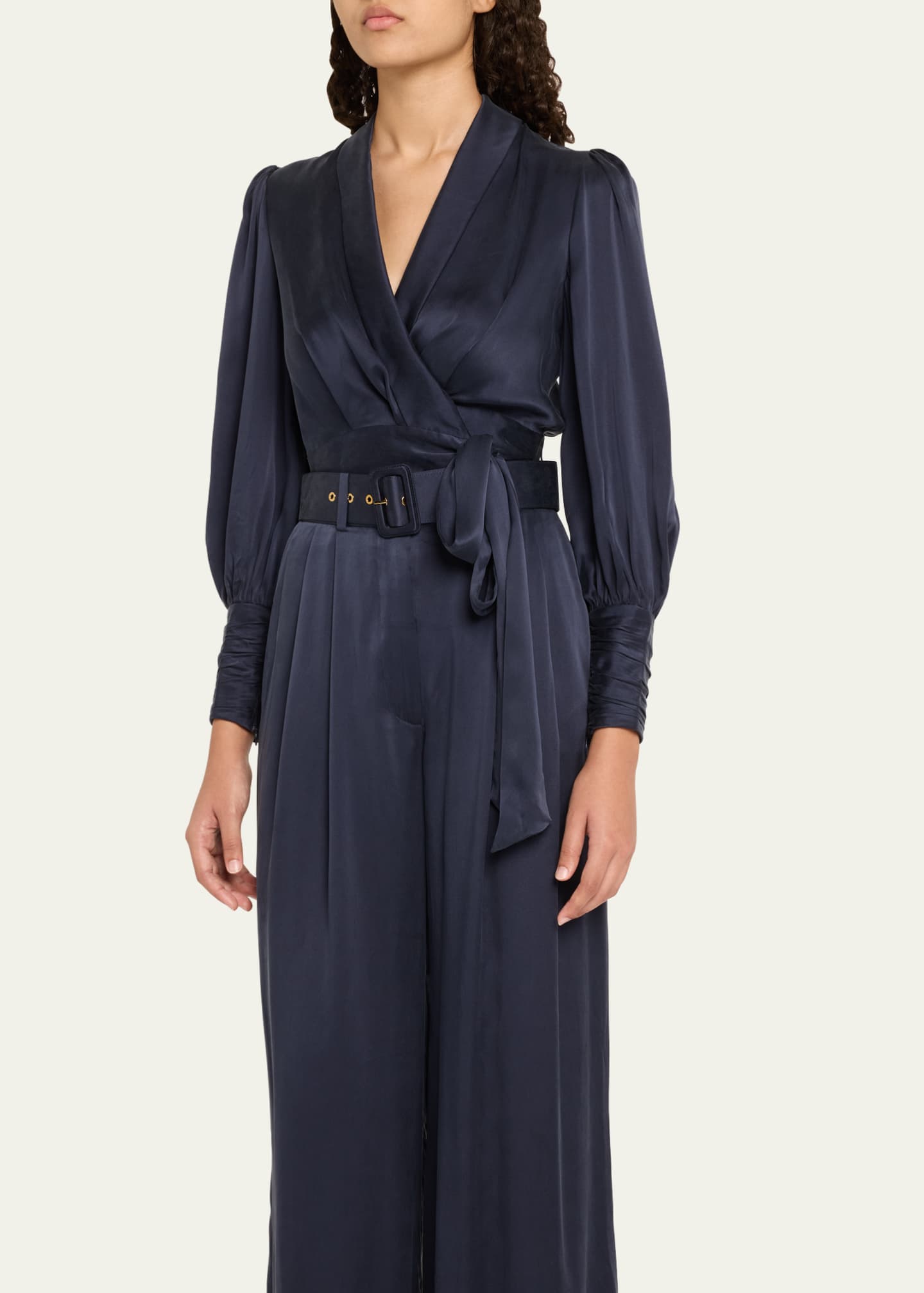 Silk Wrap Top