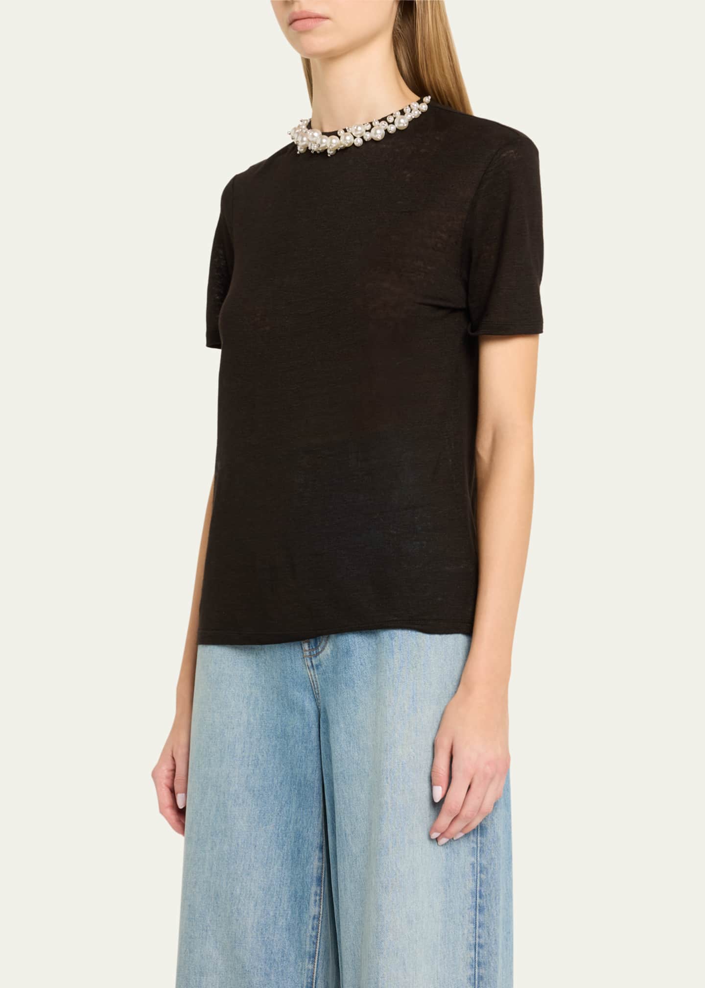 Zimmermann Crush Embellished Tee Image 4 of 5