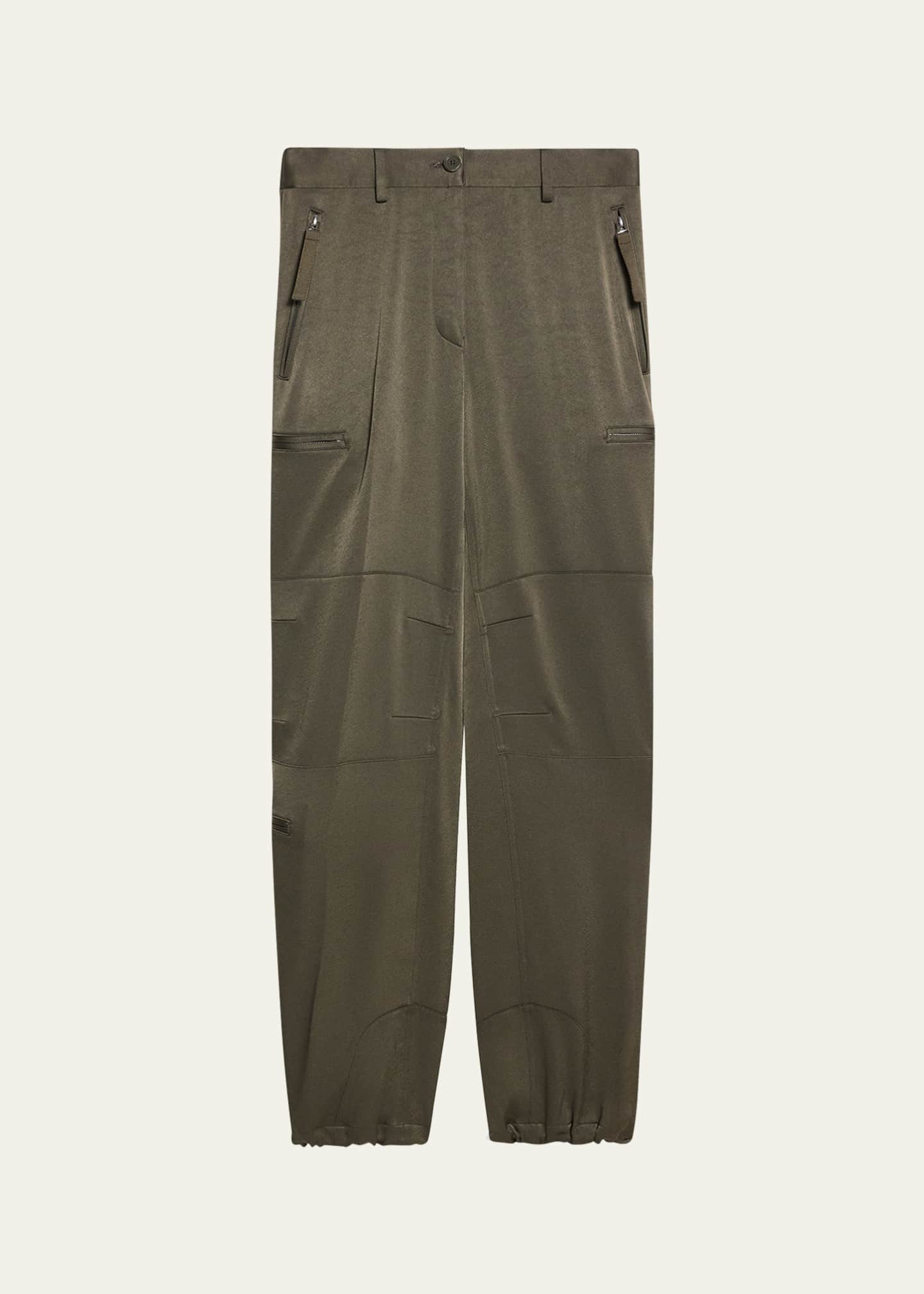 Helmut Lang Fluid-Satin Flight Pants Image 1 of 4