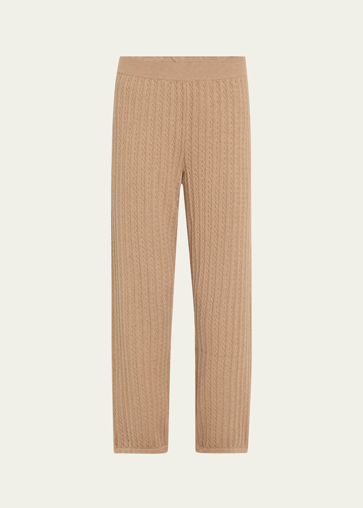 SIMKHAI Cable-Knit Joggers Image 1 of 5