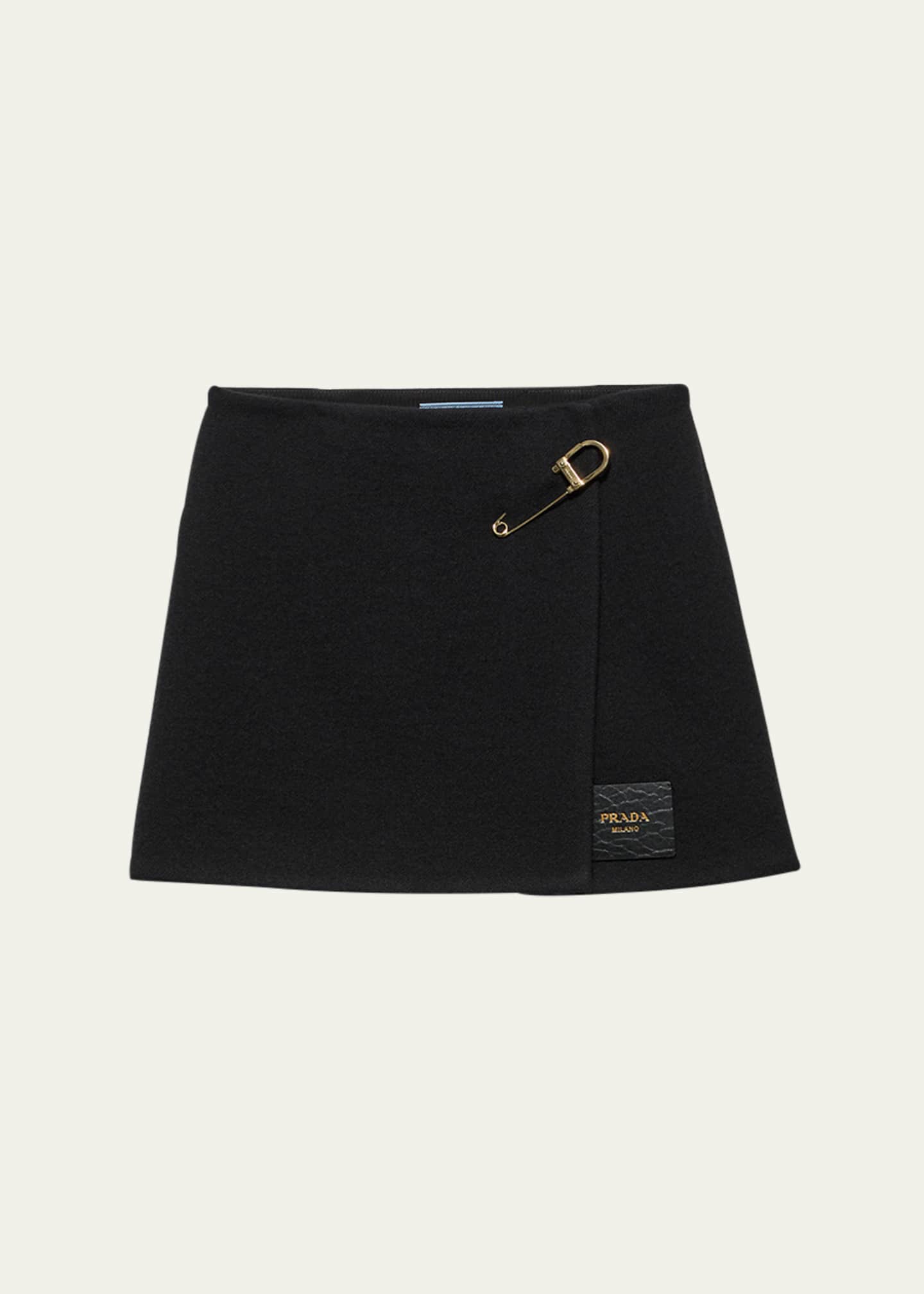 スカート PRADA Twill skirt Belted cotton twill pencil skirt in beige - Prada | Mytheresa