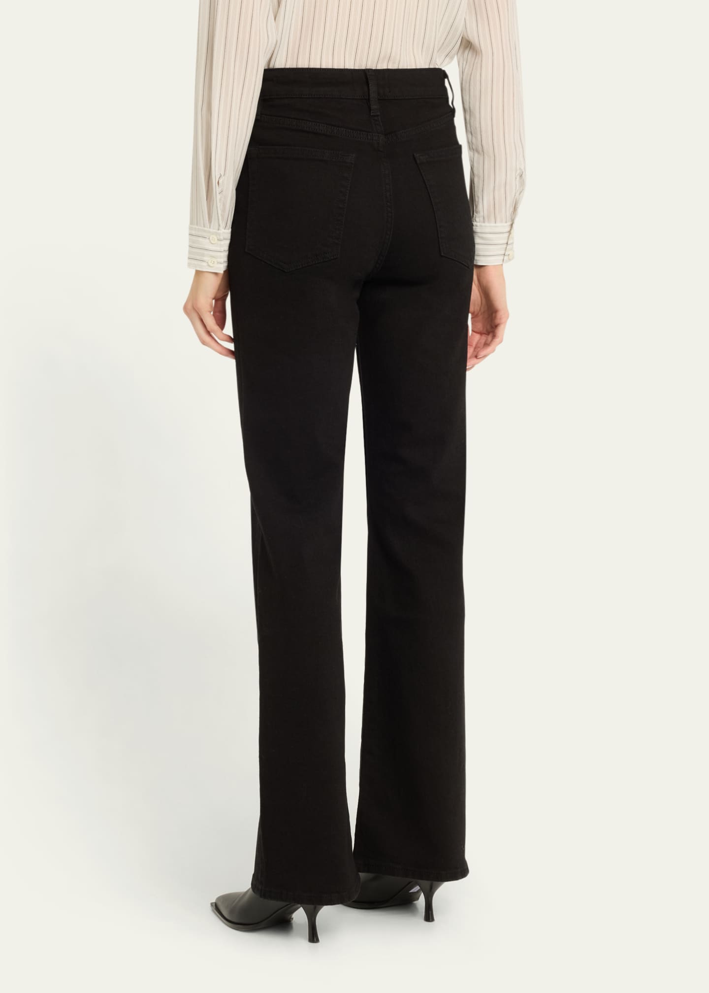 FRAME The Arrow Mid-Rise Straight Denim Jeans Image 3 of 5