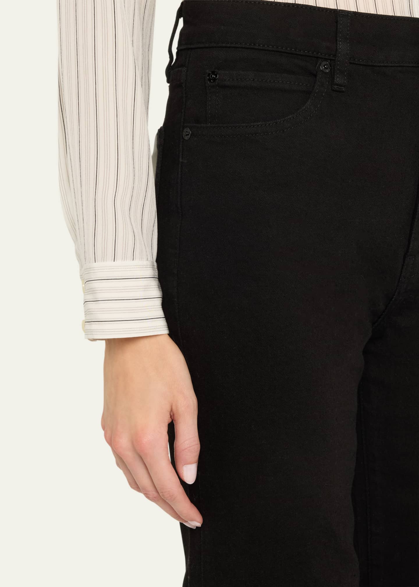 FRAME The Arrow Mid-Rise Straight Denim Jeans Image 5 of 5