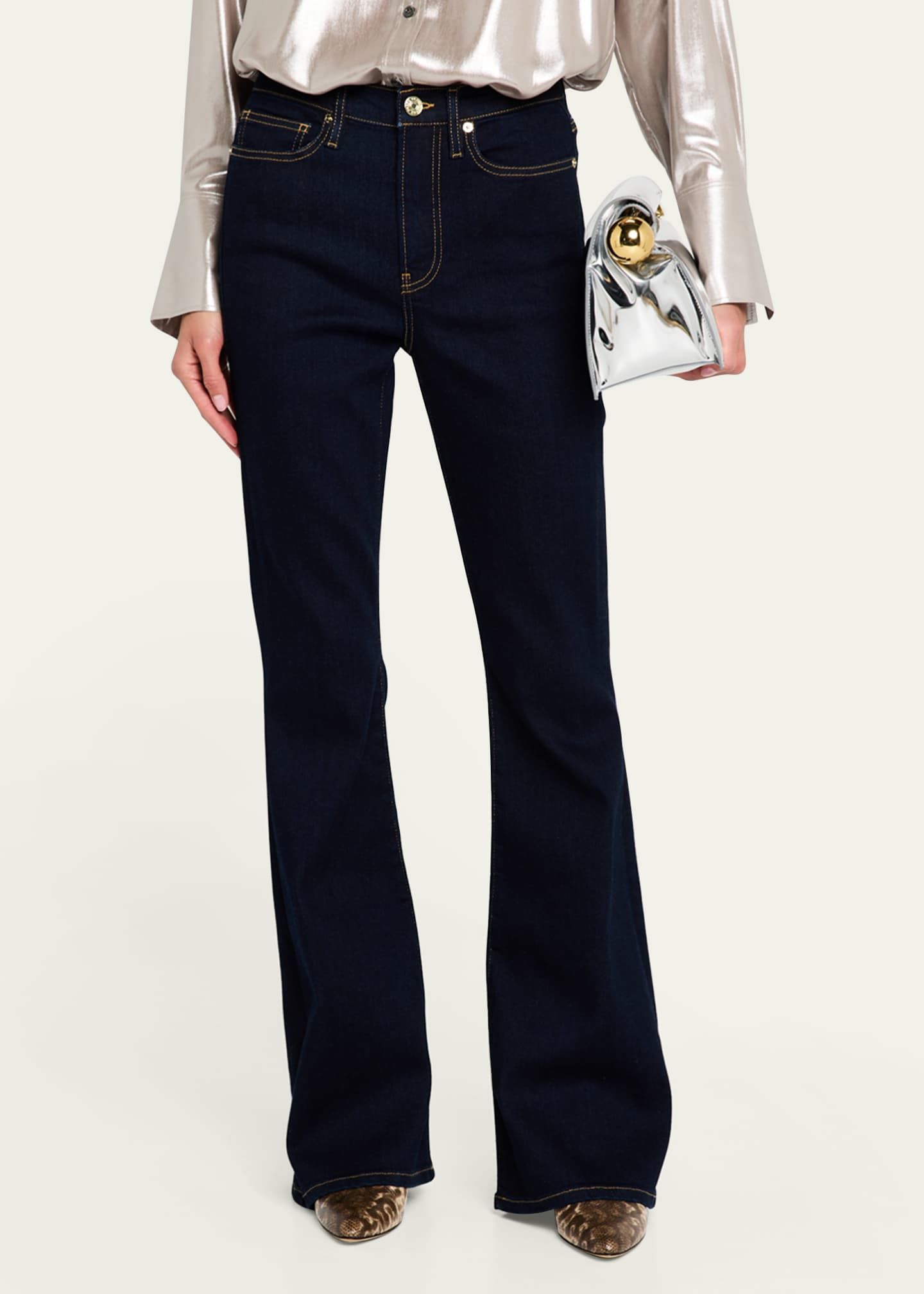 FRAME Le High Flare Jeans Image 4 of 5