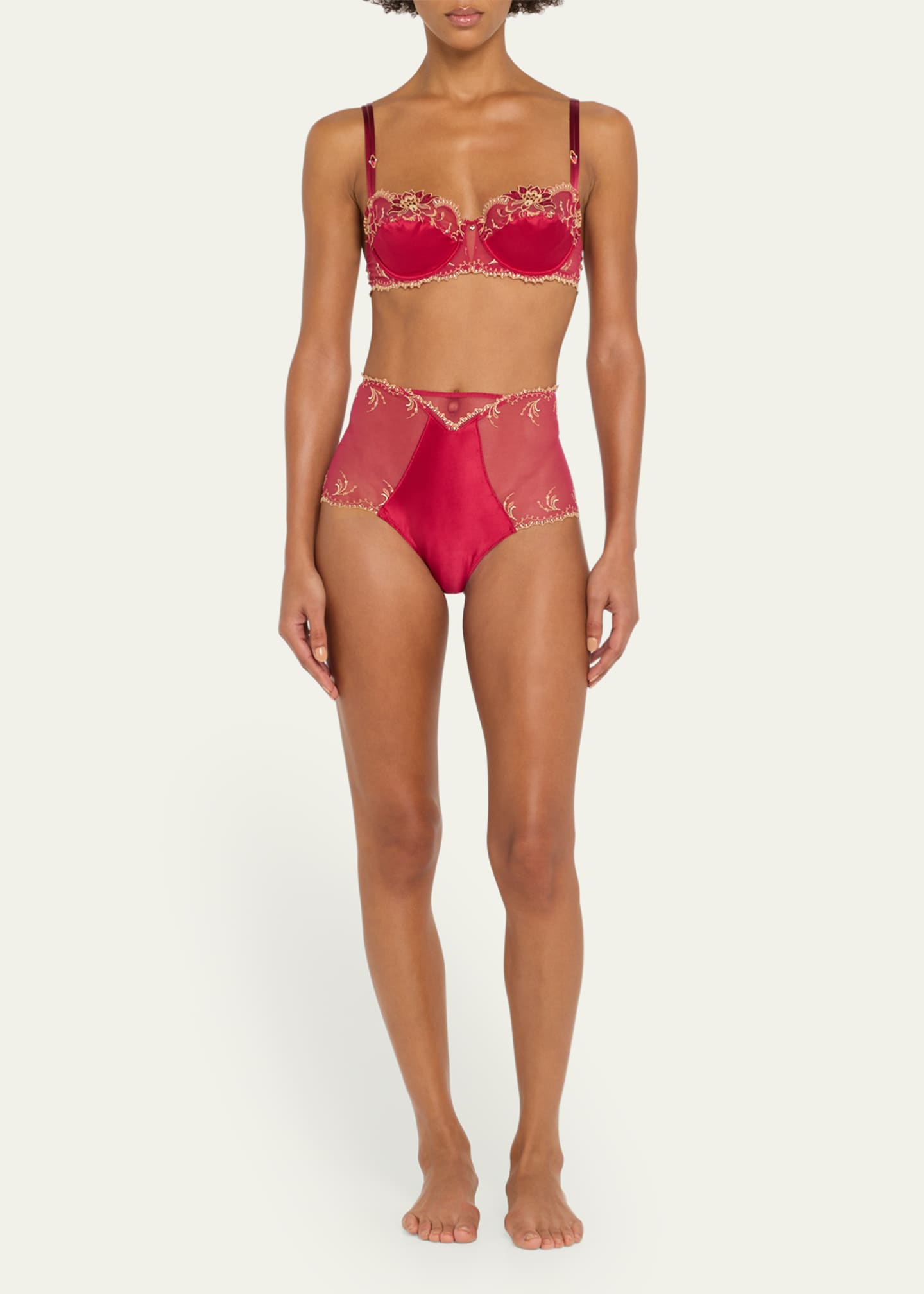 Lise Charmel Embroidered Lace Demi Bra Image 2 of 4