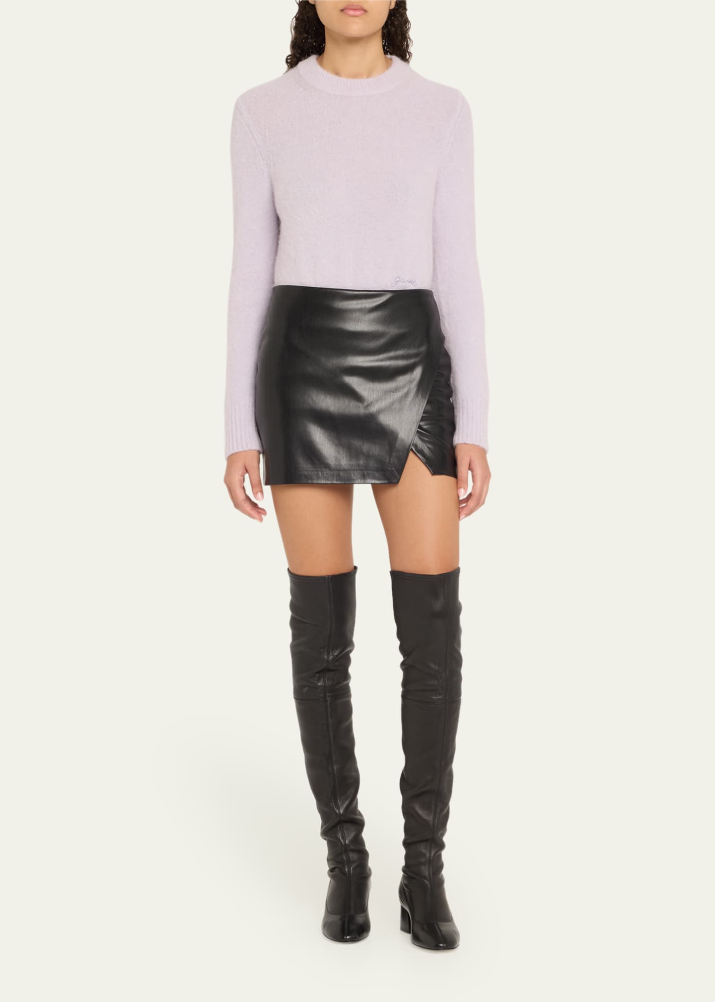 Brushed Alpaca Sweater - Thumbnail 2