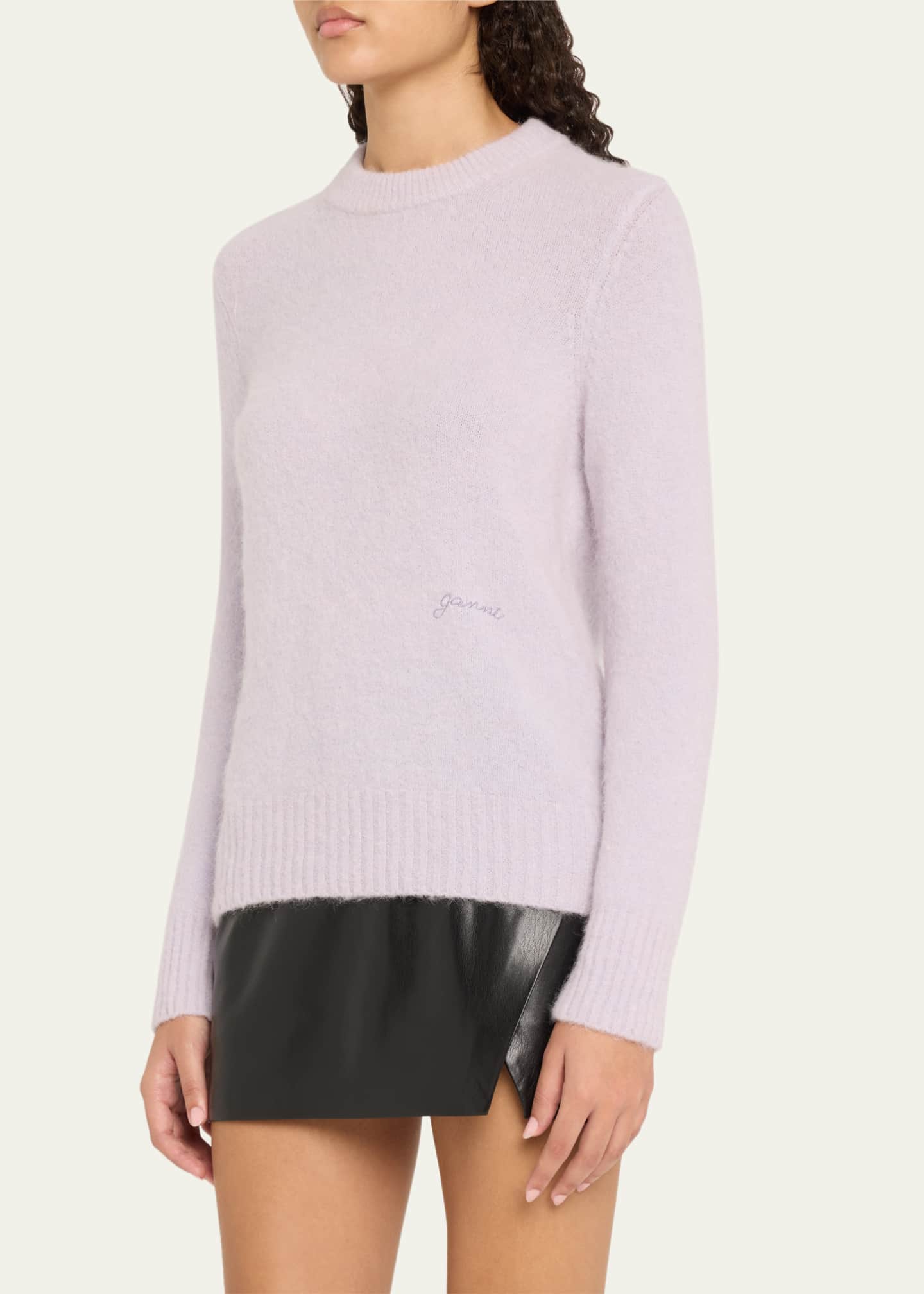 Brushed Alpaca Sweater - Thumbnail 4