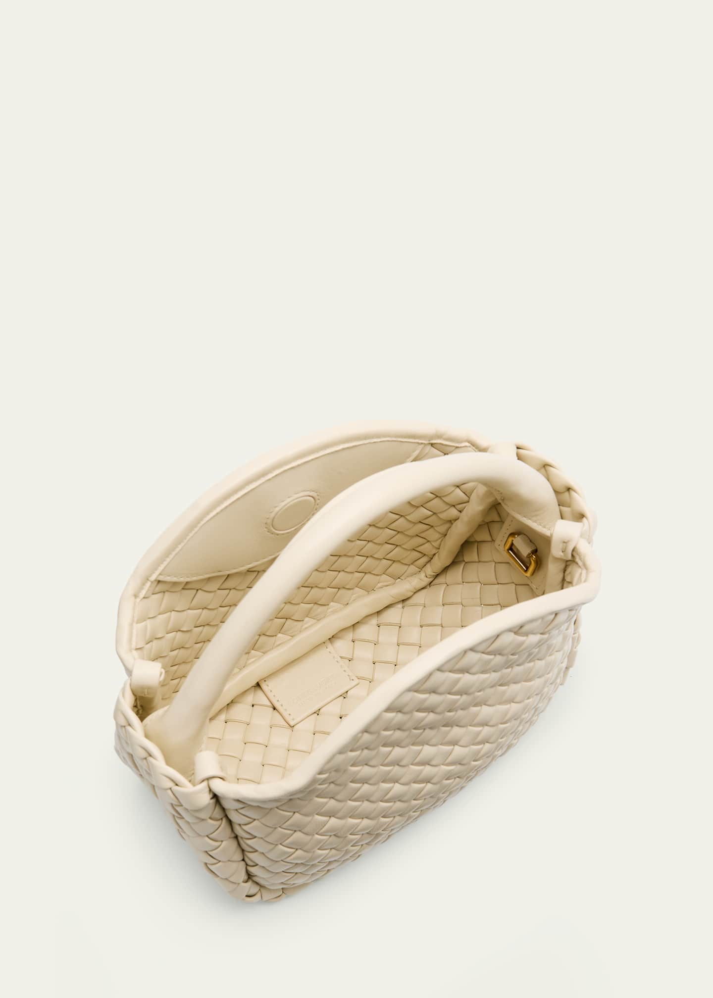 Bottega Veneta Cobble Mini Leather Top-Handle Bag Image 4 of 6