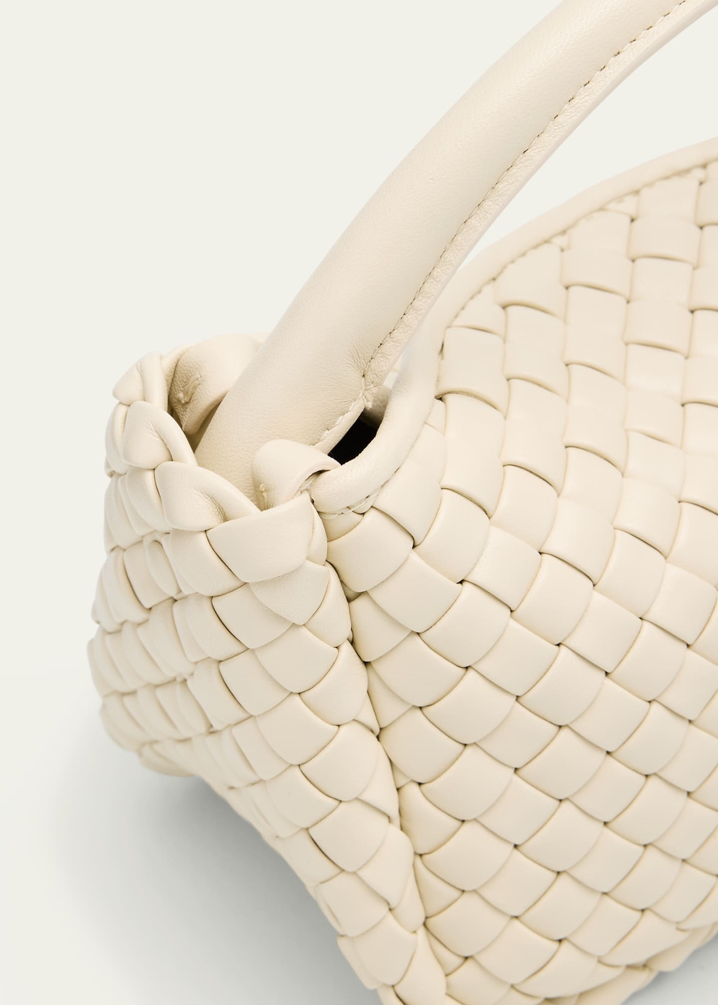 Bottega Veneta Cobble Mini Leather Top-Handle Bag Image 6 of 6