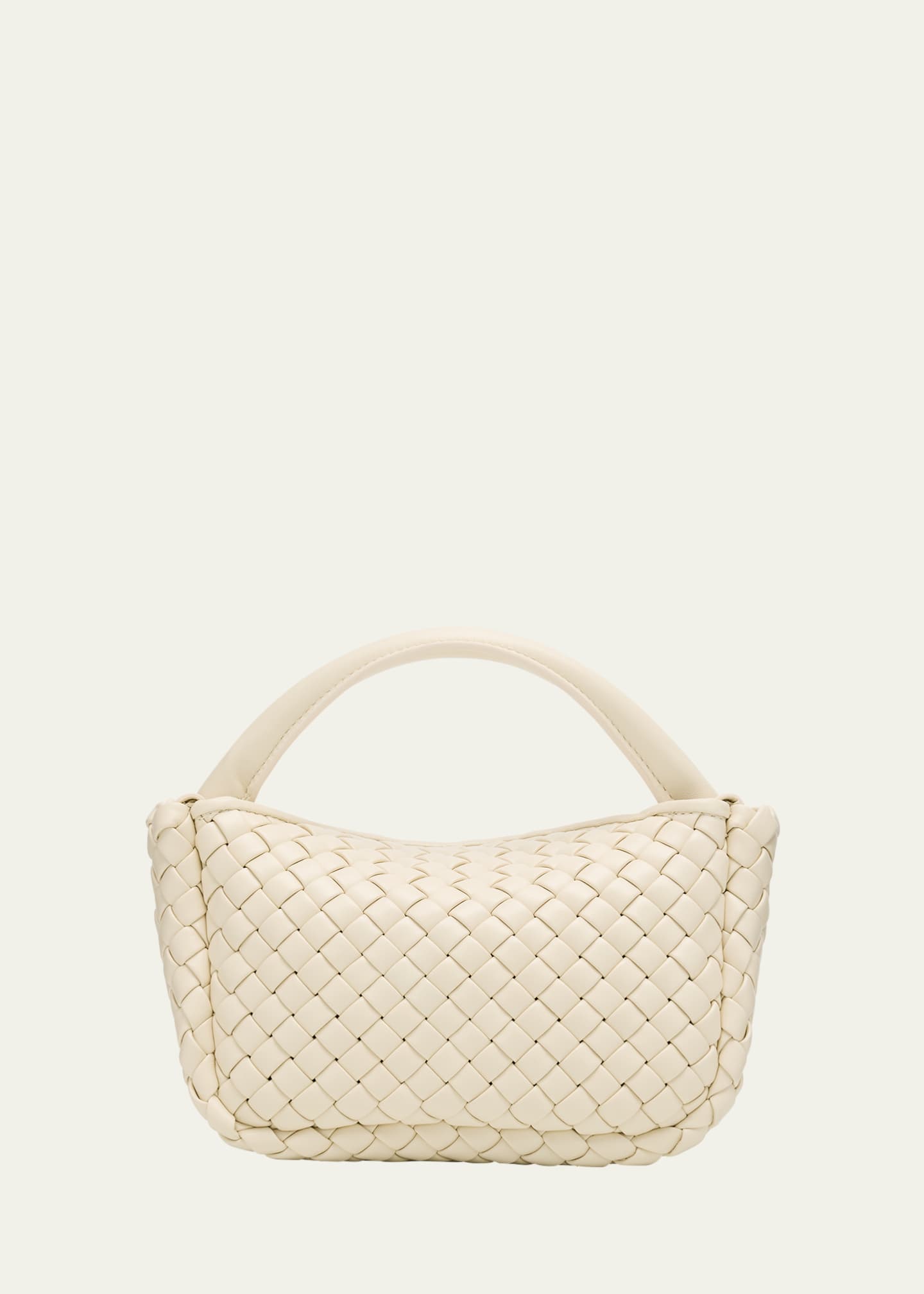 Bottega Veneta Cobble Mini Leather Top-Handle Bag Image 1 of 6