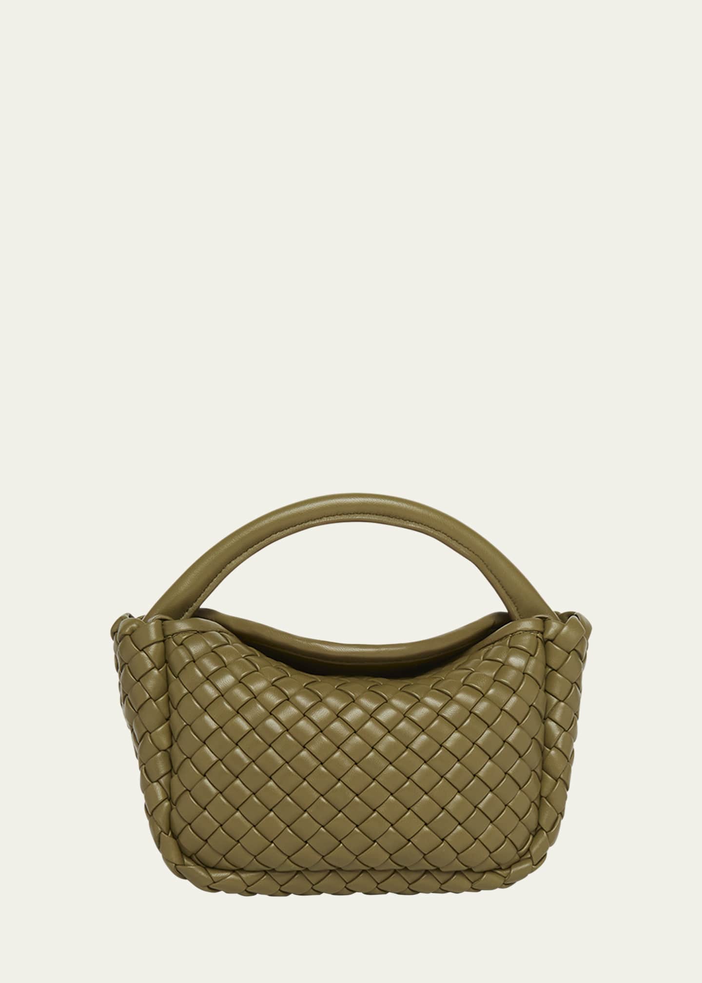 Bottega Veneta Cobble Mini Leather Top-Handle Bag Image 1 of 6
