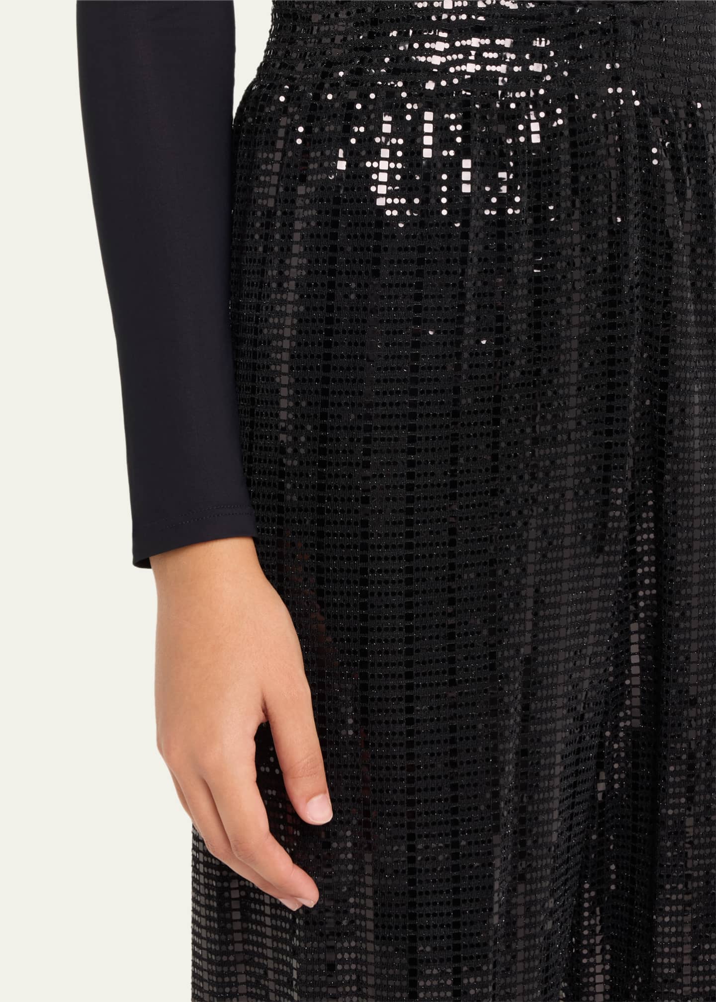 Alice + Olivia Elba Sequined StraightLeg Pants Bergdorf Goodman