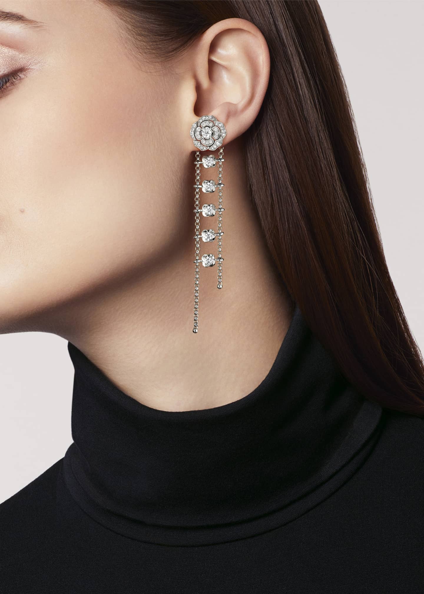 CHANEL BOUTON DE CAMÉLIA TRANSFORMABLE EARRINGS Image 2 of 4