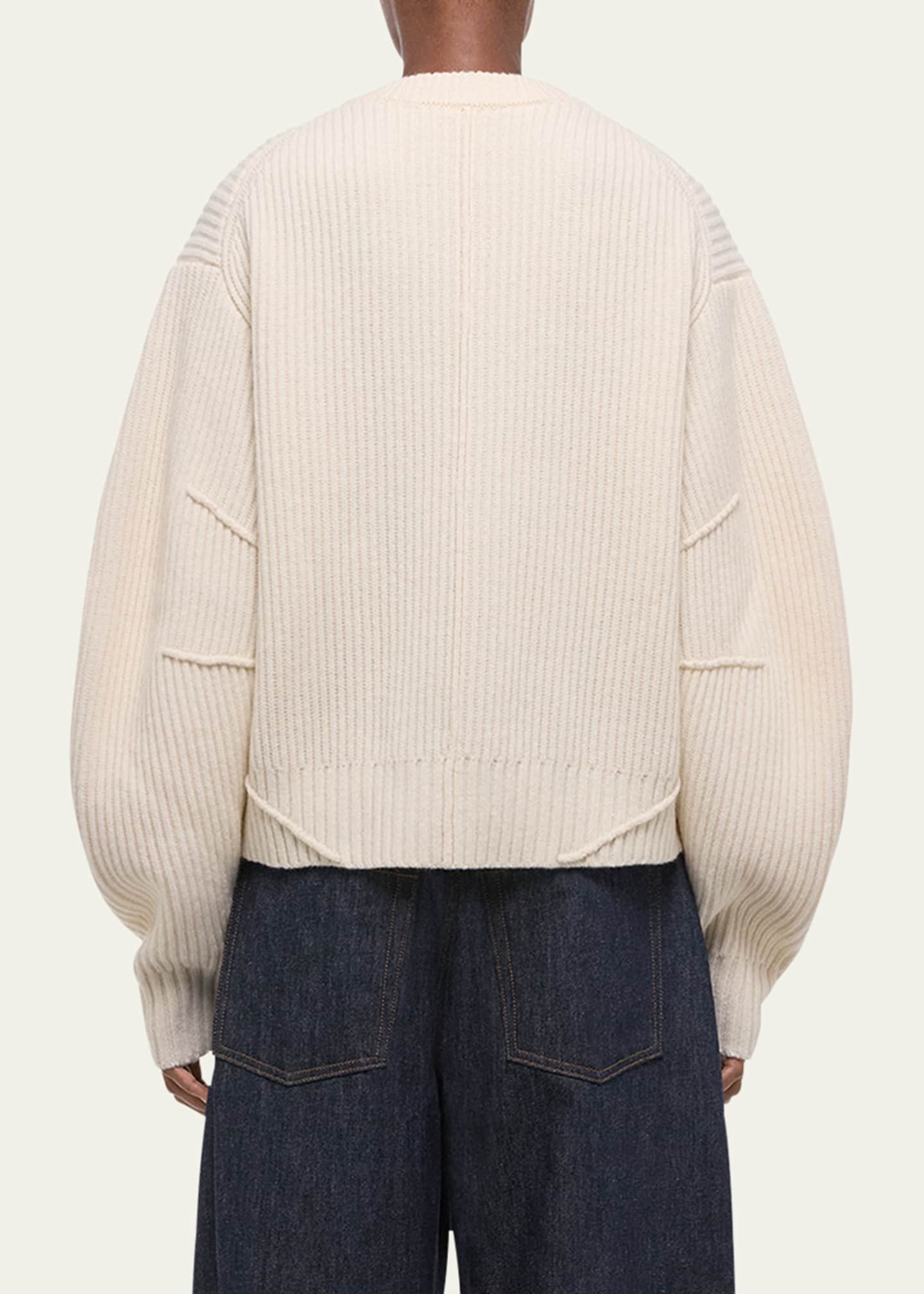 Helmut Lang Apex Woolen Full-Zip Cardigan Image 3 of 4