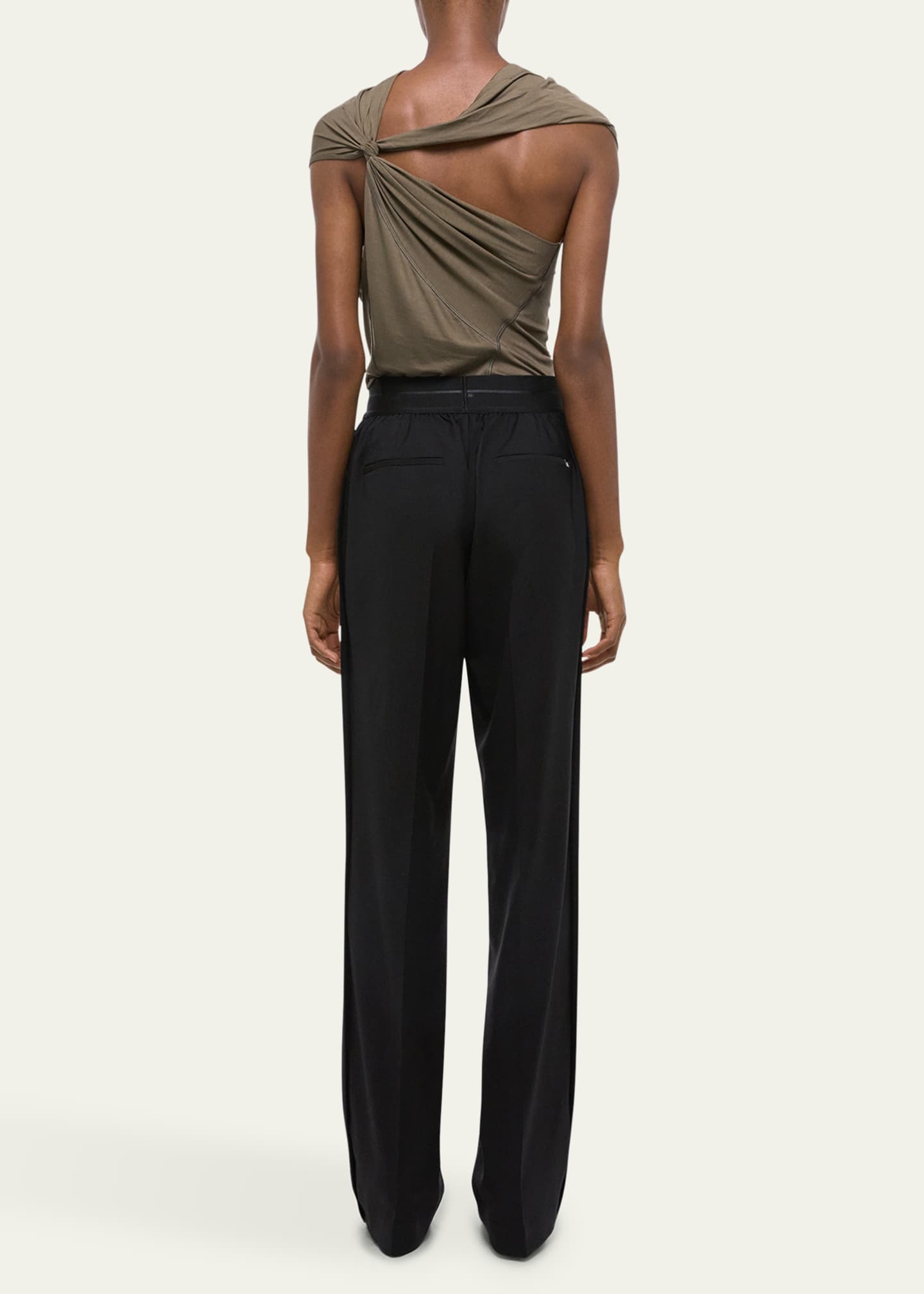 Helmut Lang Logo Waistband Car Trousers Image 3 of 4