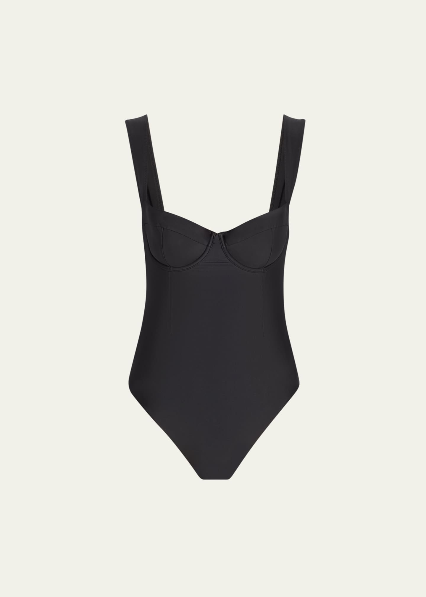 SIMKHAI Kyle Bustier One-Piece Swimsuit Image 1 of 4