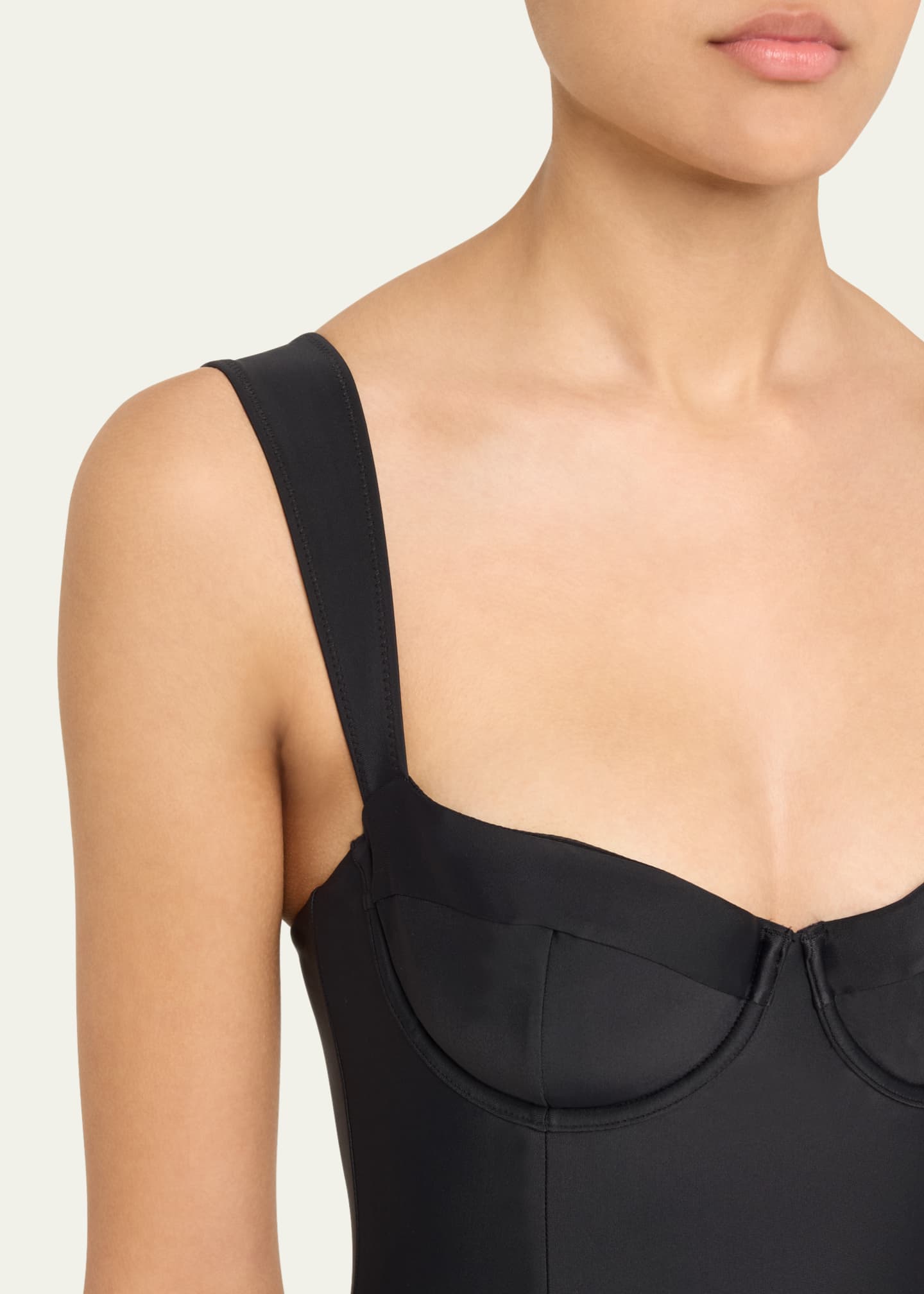 SIMKHAI Kyle Bustier One-Piece Swimsuit Image 4 of 4