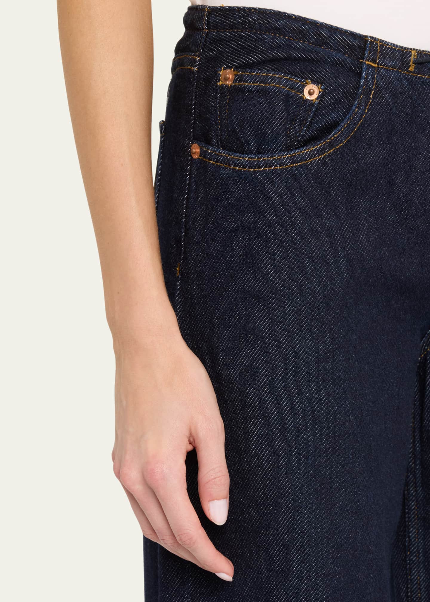 Cool Low-Rise Straight Denim Jeans