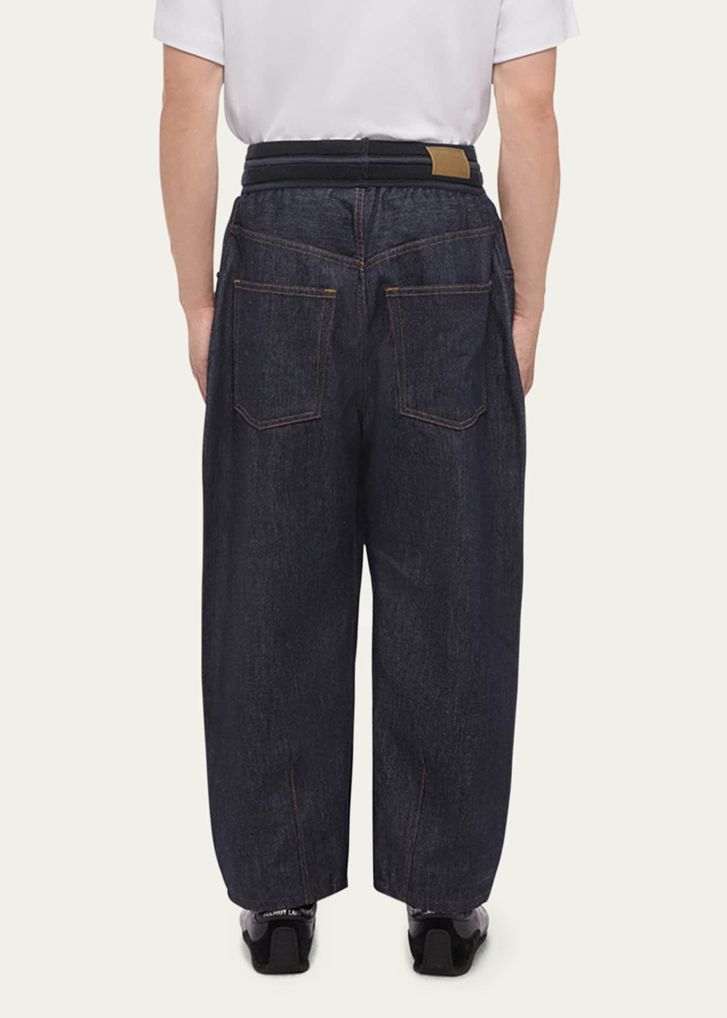 Helmut Lang Men's Raw Denim Cocoon Jeans Image 3 of 5