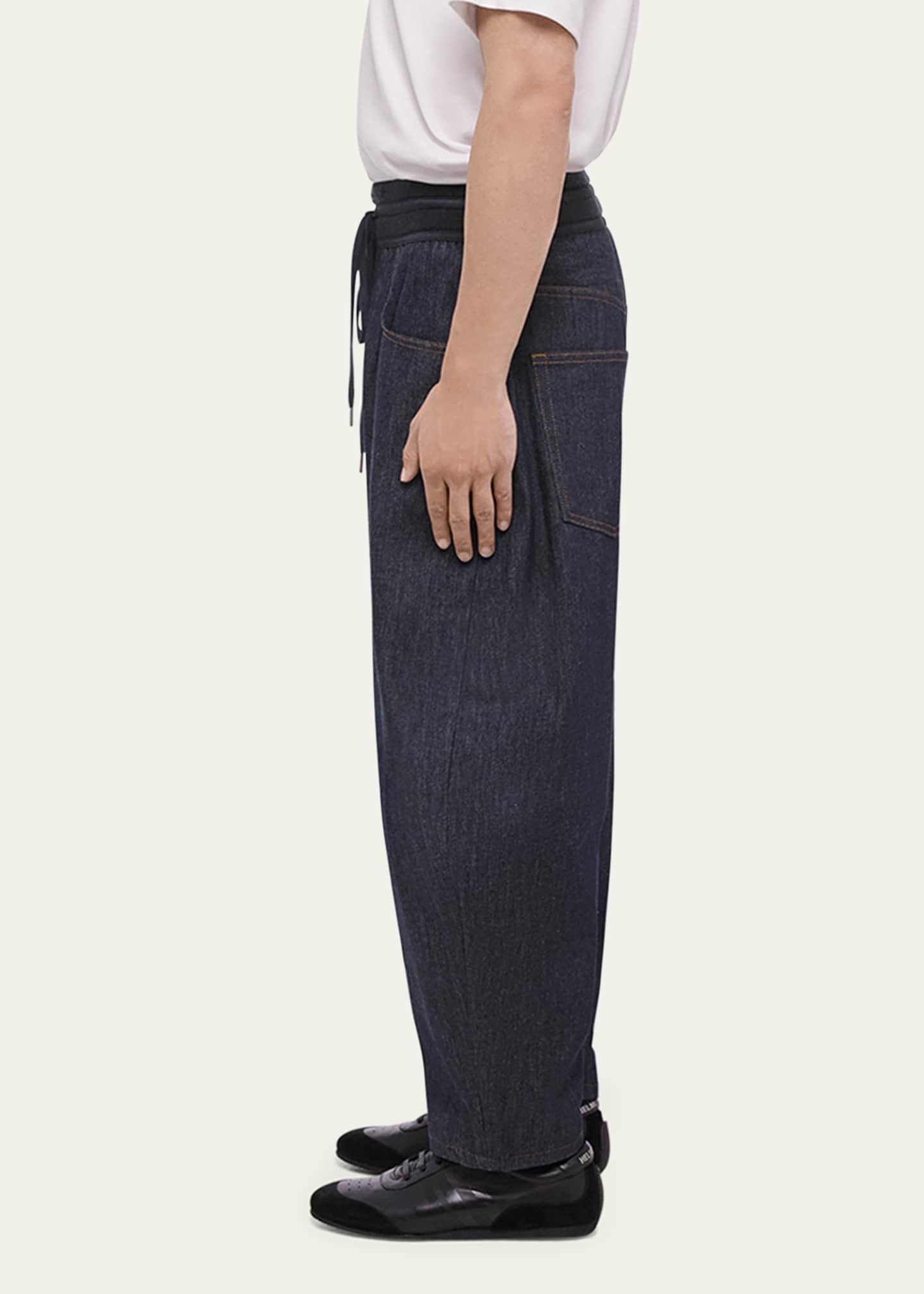 Helmut Lang Men's Raw Denim Cocoon Jeans Image 4 of 5