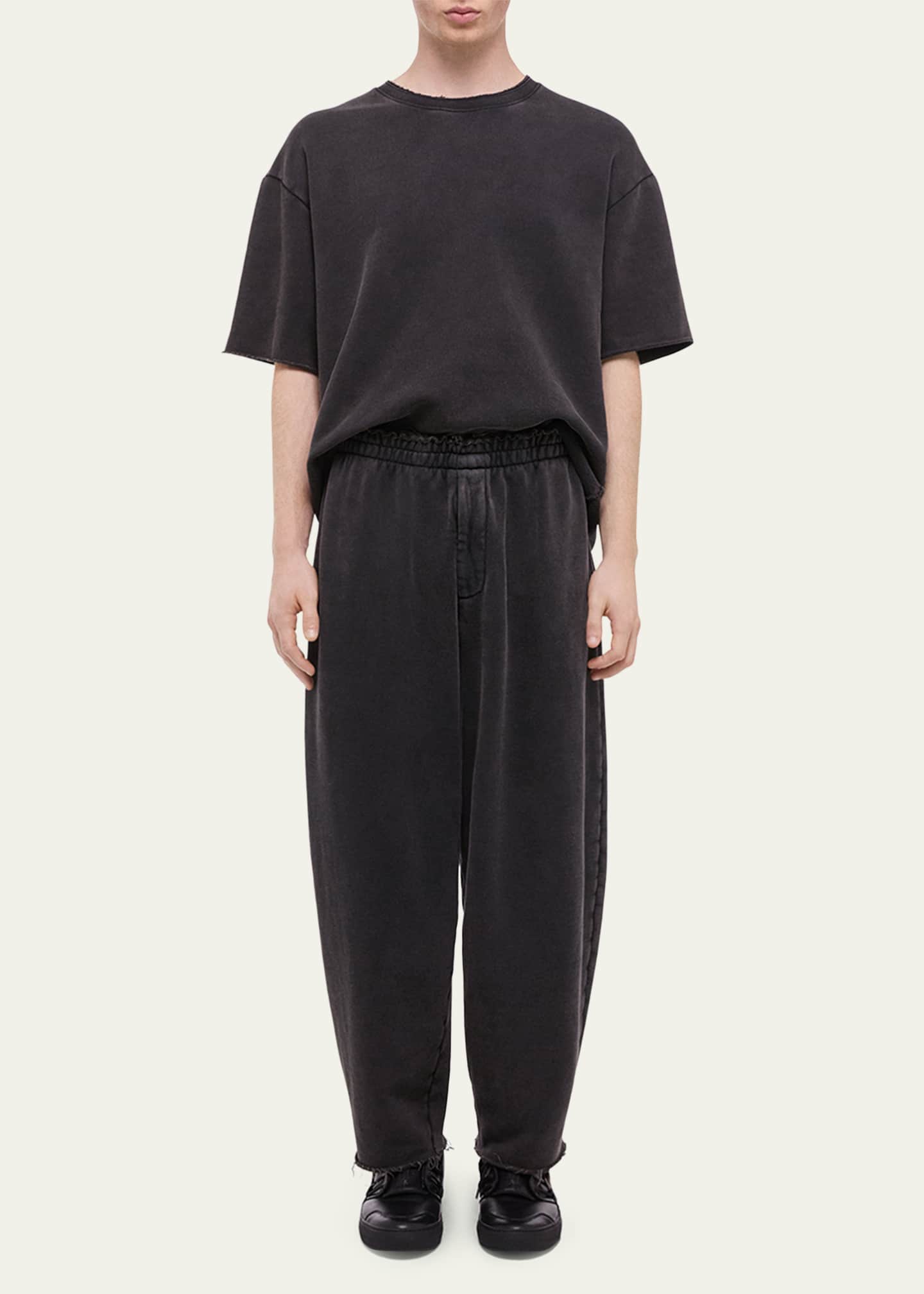 Men's Washed Terry Cocoon Sweatpants