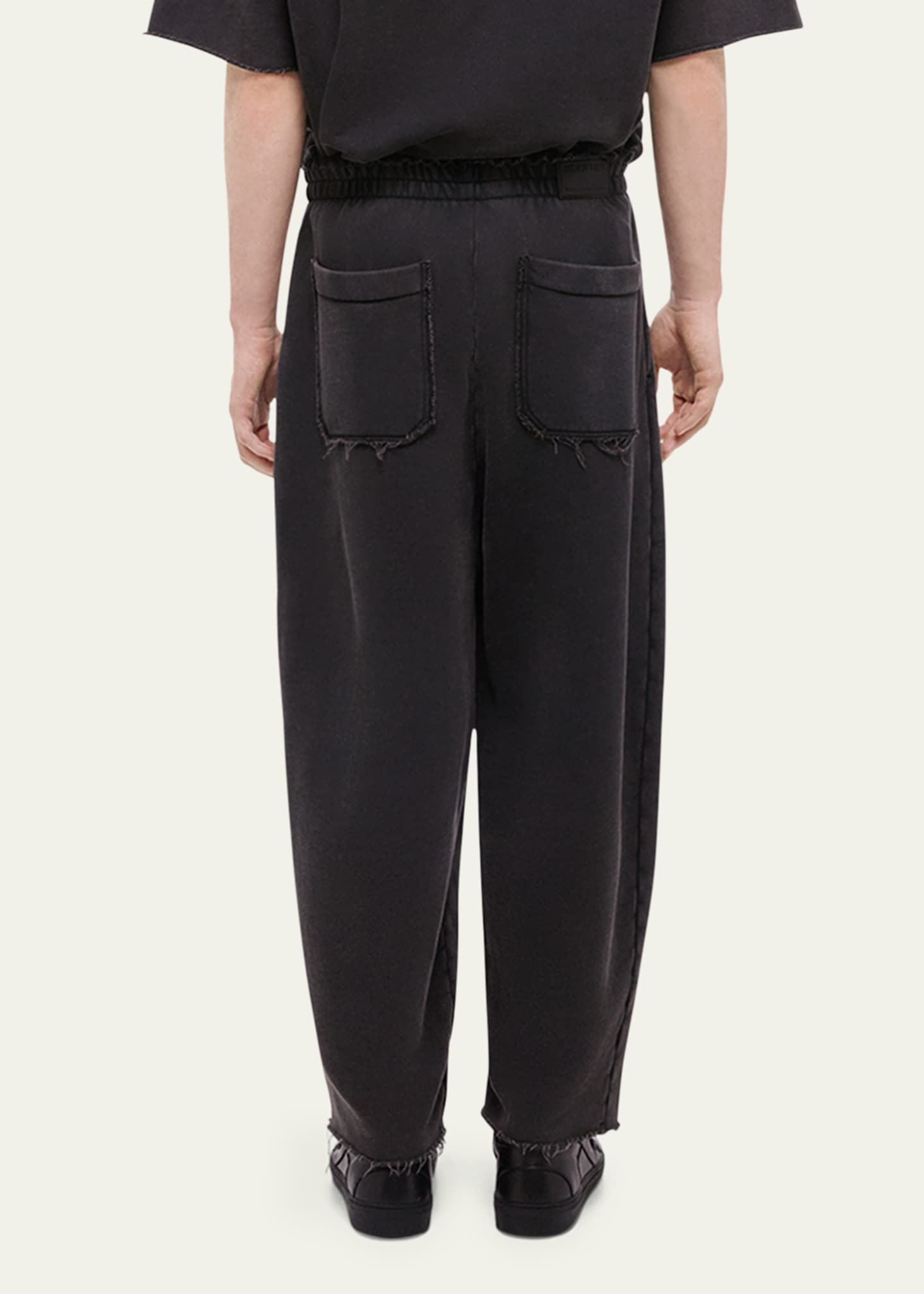 Men's Washed Terry Cocoon Sweatpants