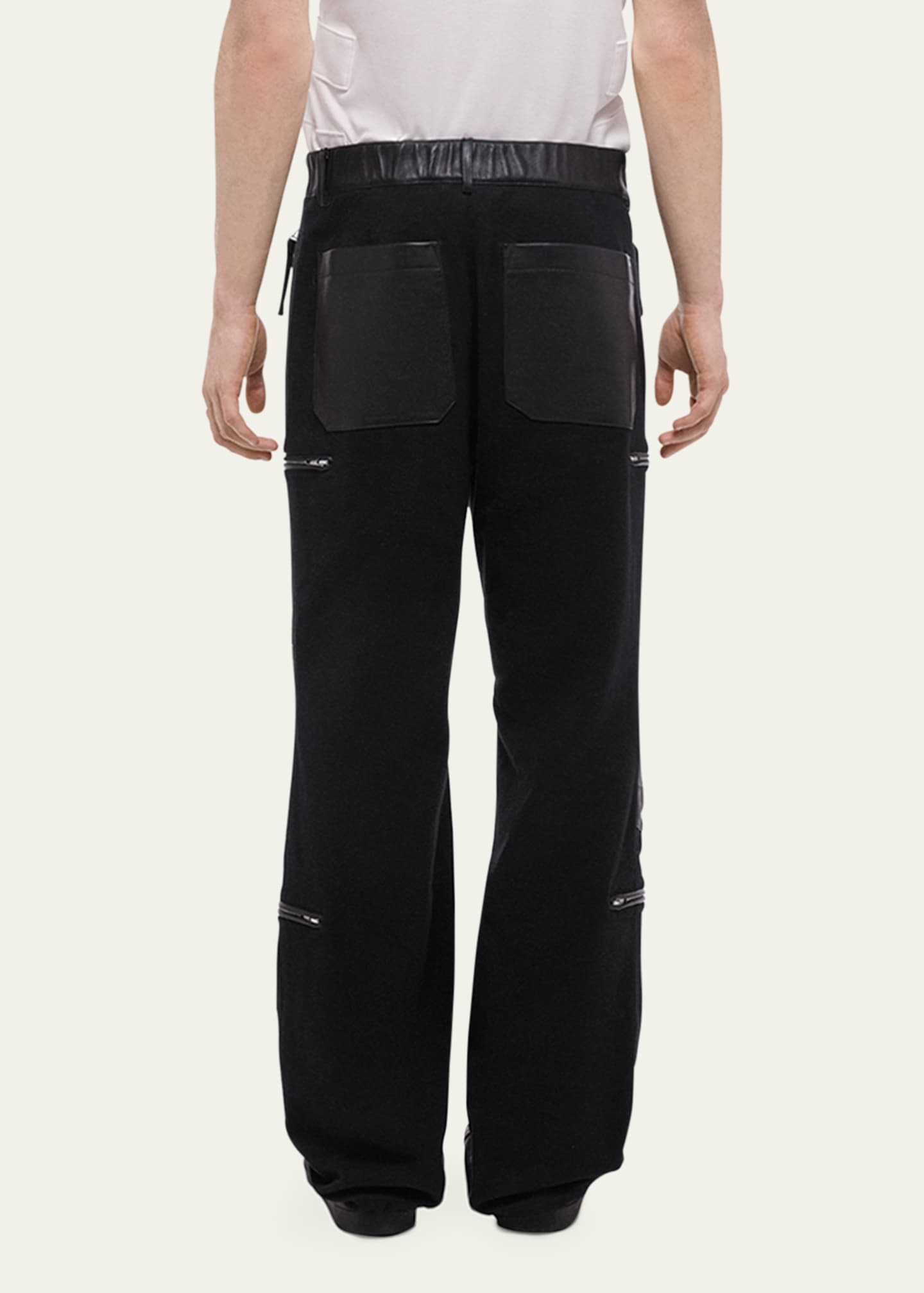 Helmut Lang 1999 Heavy Waxed Denim Biker Trousers – ENDYMA