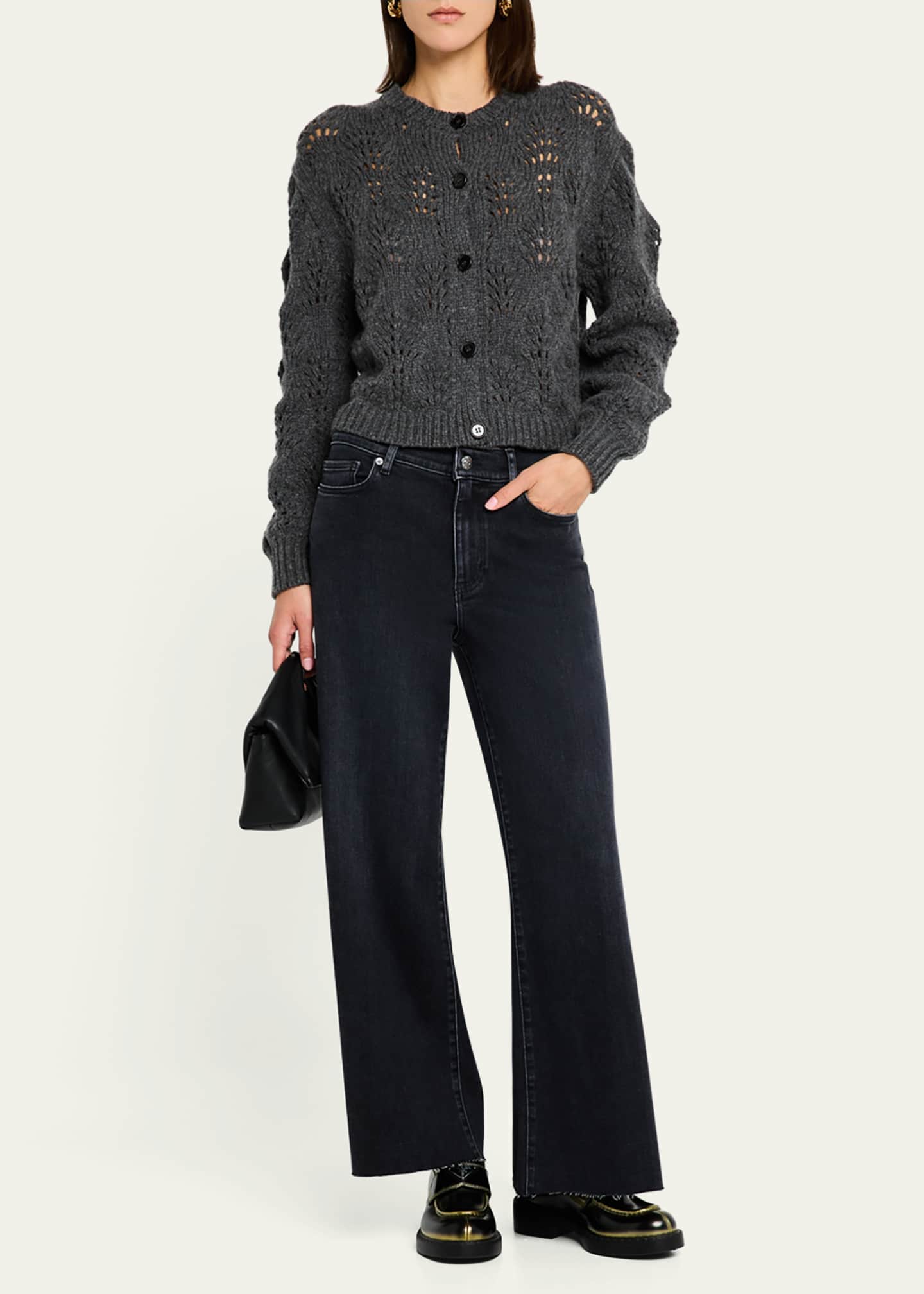 FRAME Le Palazzo Crop Jeans Image 2 of 5