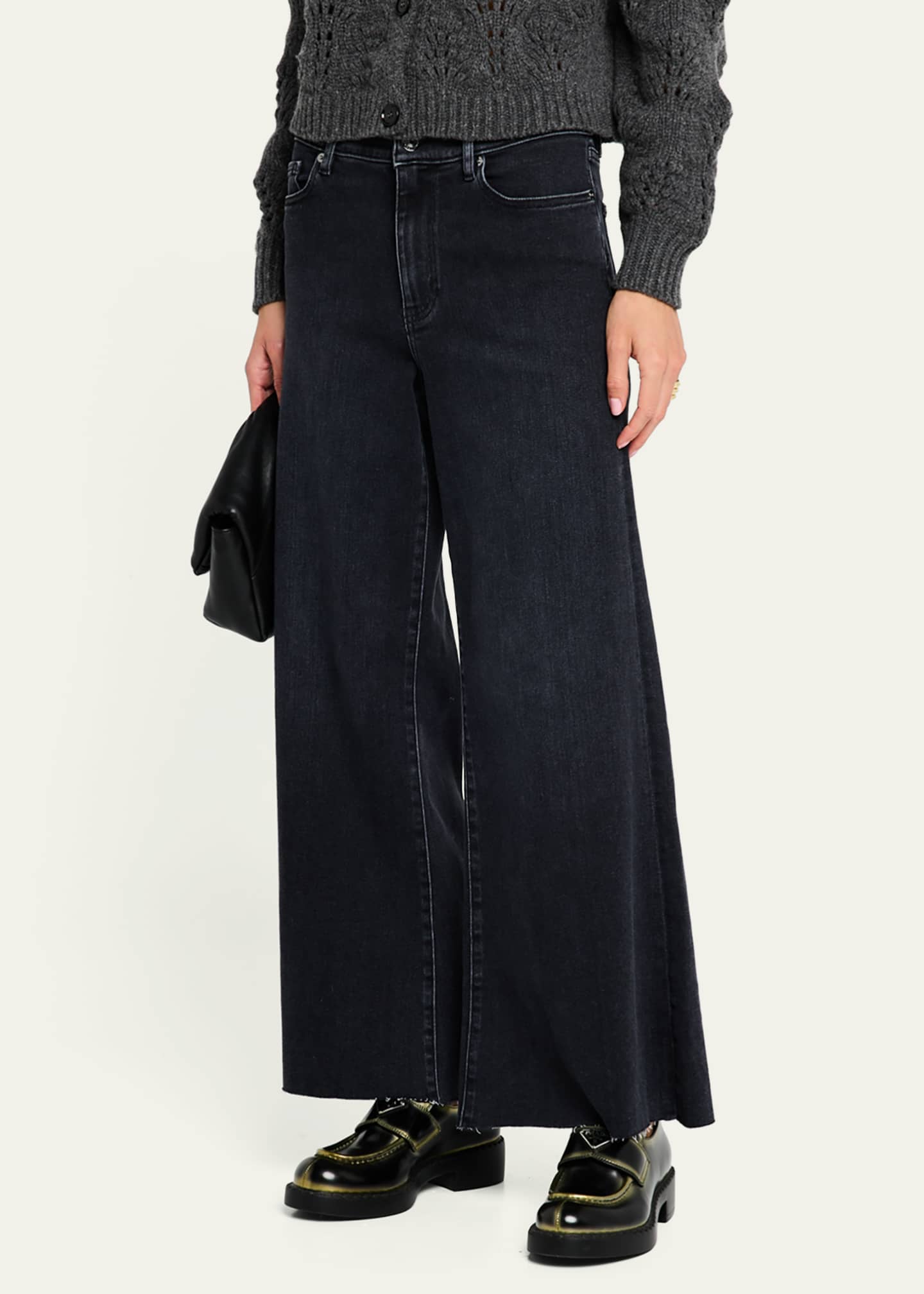 FRAME Le Palazzo Crop Jeans Image 4 of 5