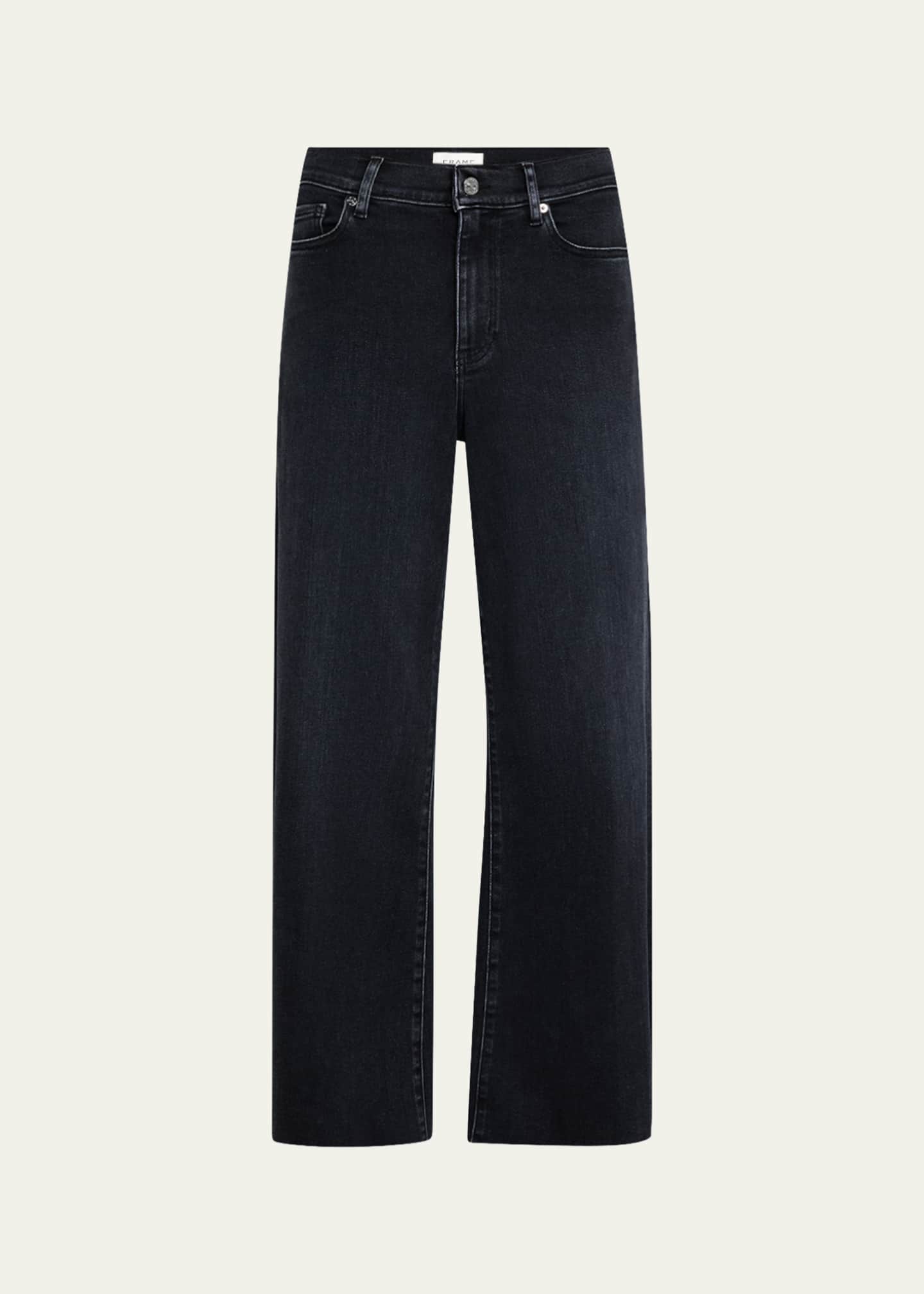 FRAME Le Palazzo Crop Jeans Image 1 of 5