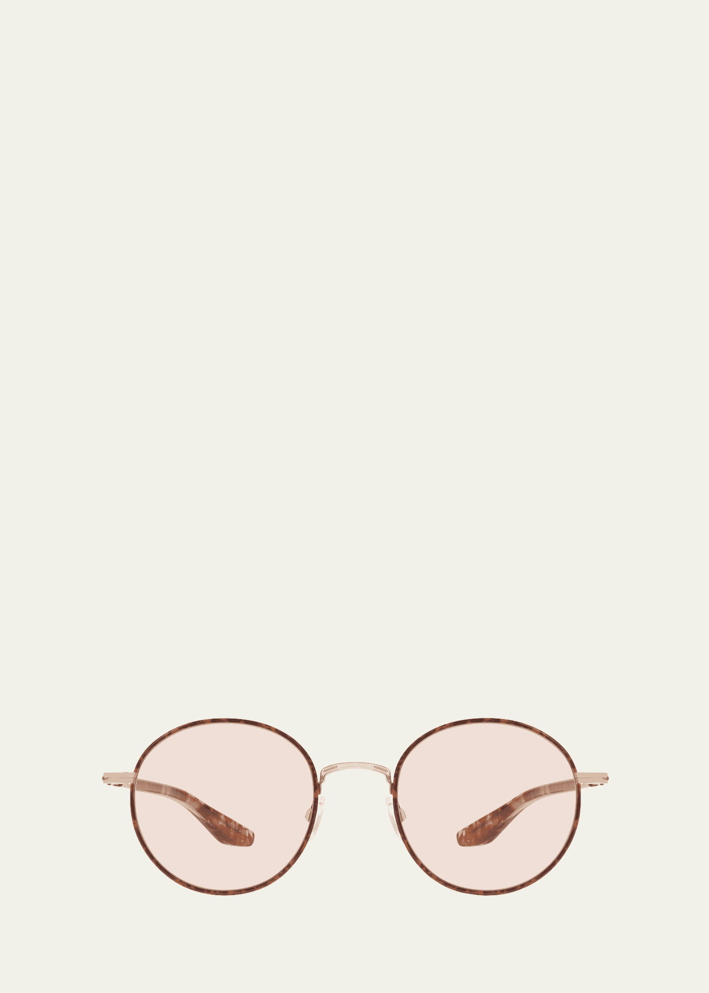Barton Perreira Caster Round Titanium Sunglasses Image 1 of 3